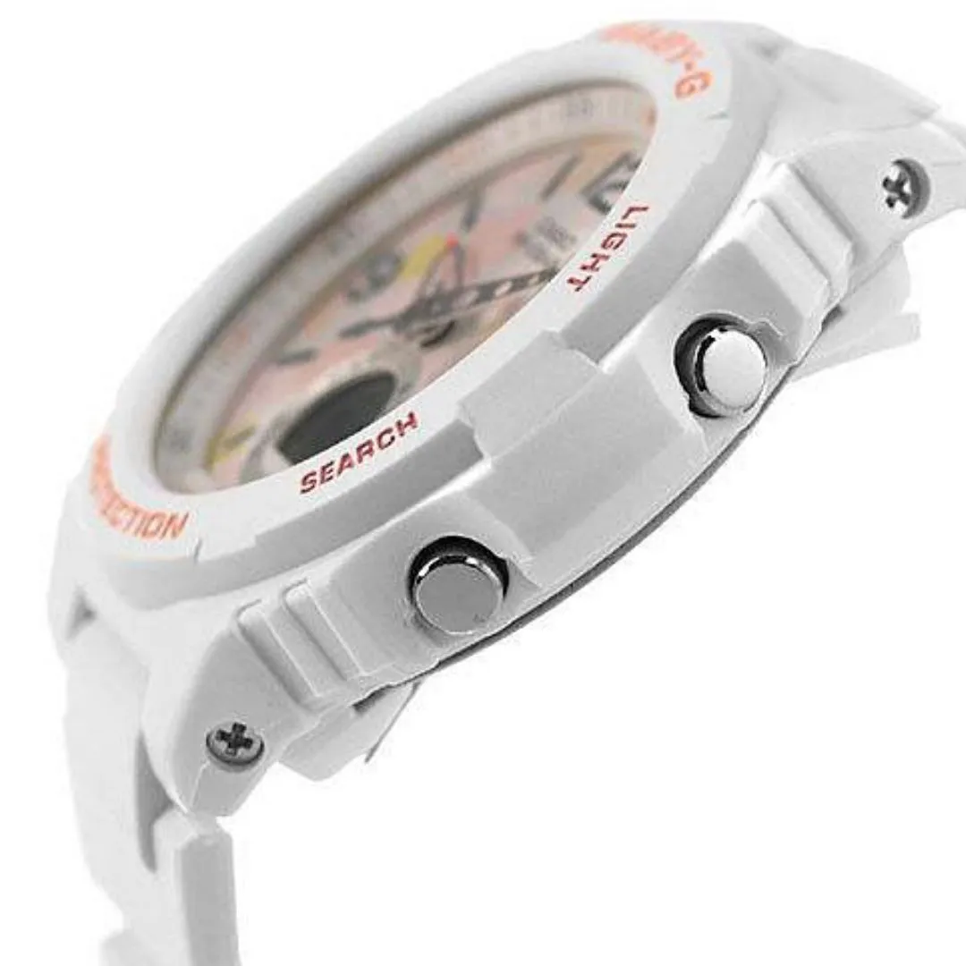 Schmuck Casio Uhren CASIO Damen Baby-G Weiße Uhr BGA-260FL-7ADR