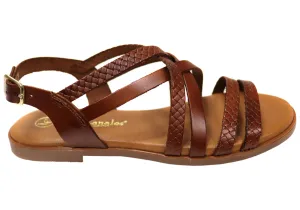 Lola Canales Amaze Damen Bequeme Ledersandalen Hergestellt In Spanien Lola Canales Schuhe
