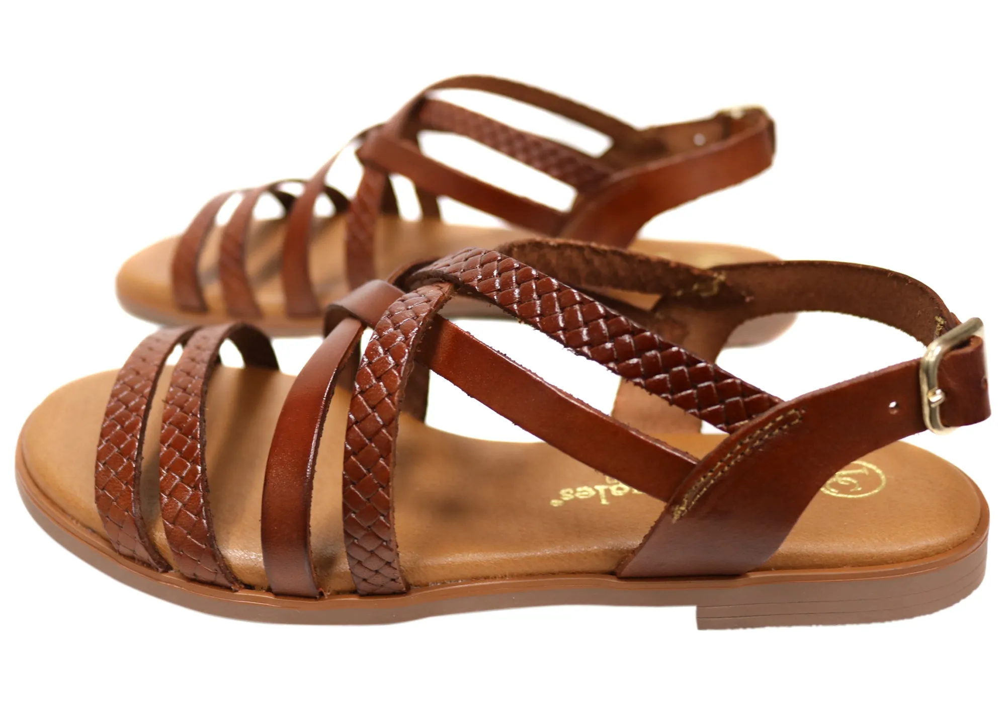 Lola Canales Amaze Damen Bequeme Ledersandalen Hergestellt In Spanien Lola Canales Schuhe