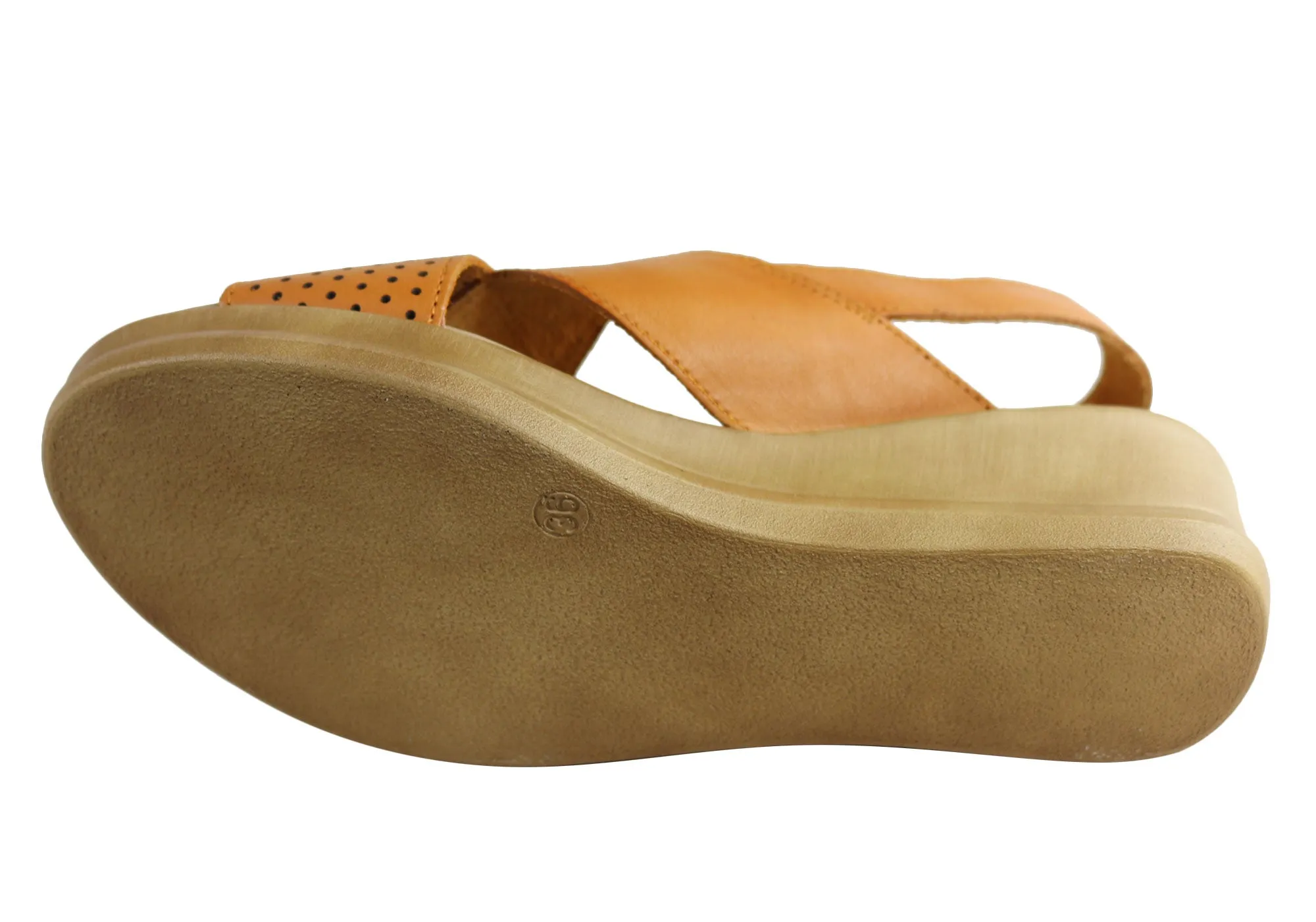 Lola Canales Eden Damen Komfort Keilabsatz Sandalen Aus Leder Hergestellt In Spanien Lola Canales Schuhe