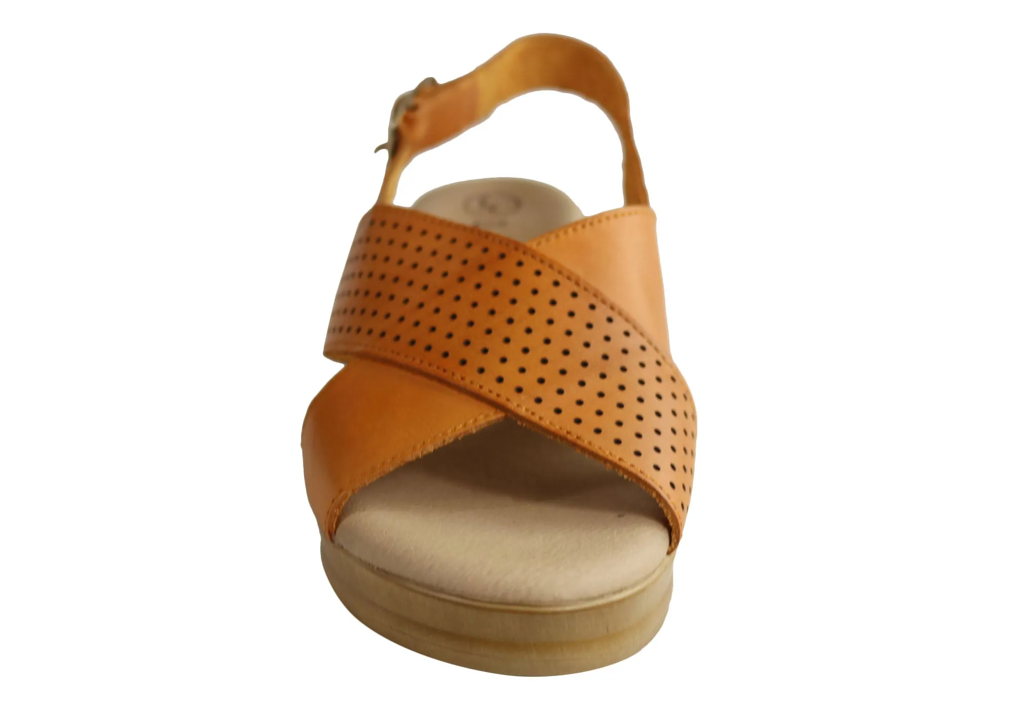 Lola Canales Eden Damen Komfort Keilabsatz Sandalen Aus Leder Hergestellt In Spanien Lola Canales Schuhe