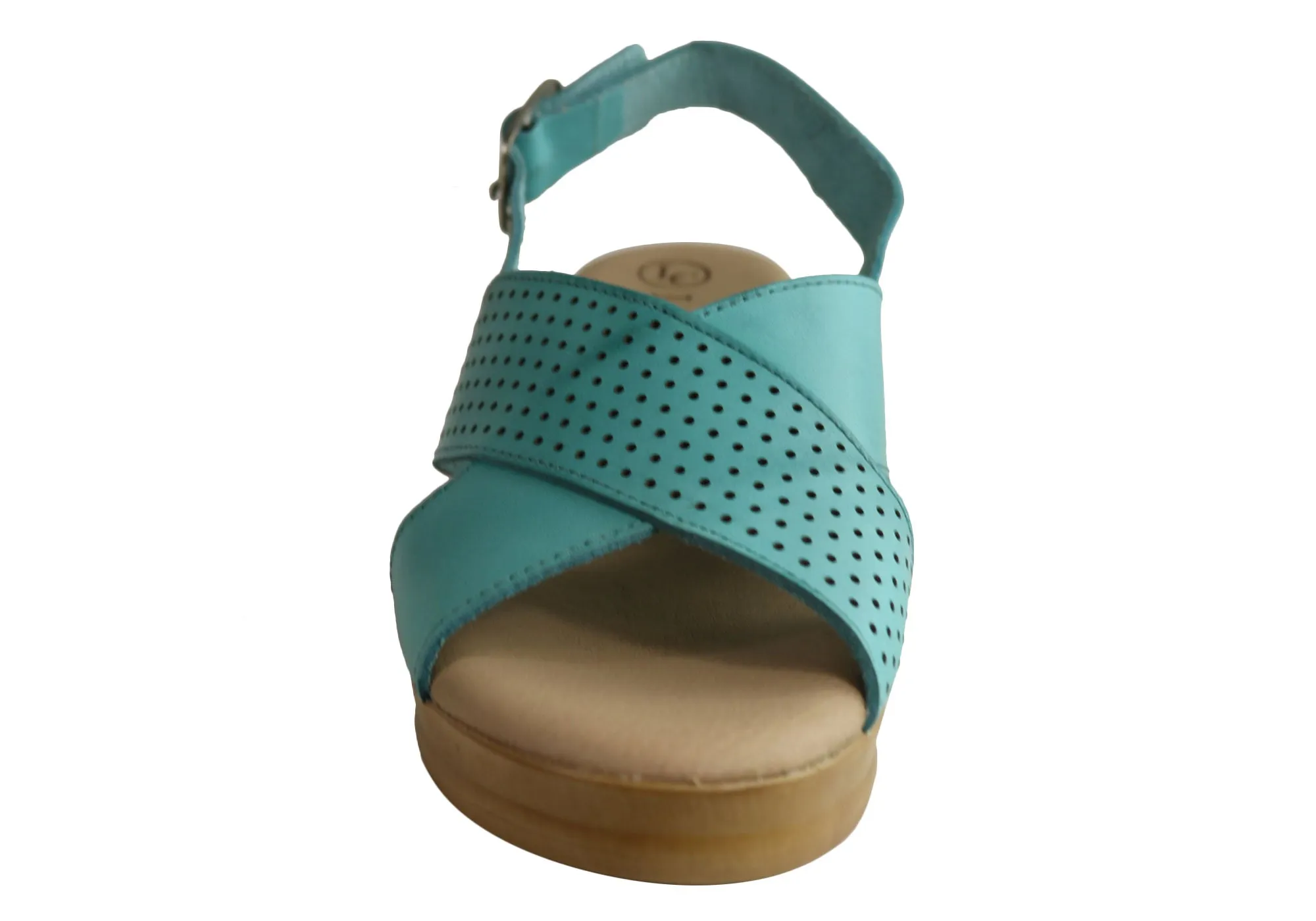 Lola Canales Eden Damen Komfort Keilabsatz Sandalen Aus Leder Hergestellt In Spanien Lola Canales Schuhe