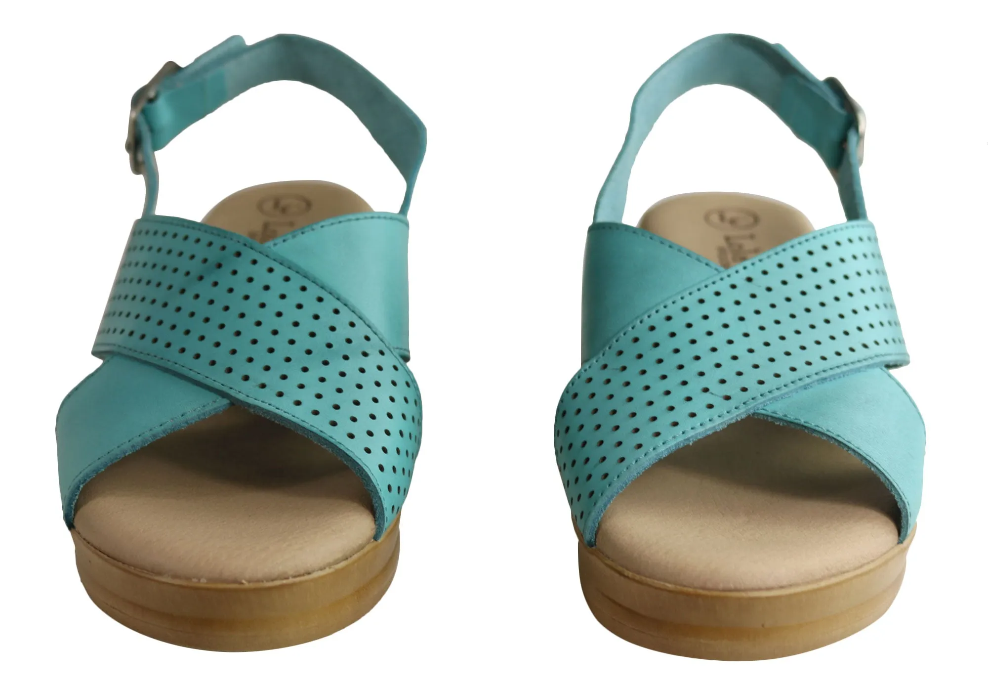 Lola Canales Eden Damen Komfort Keilabsatz Sandalen Aus Leder Hergestellt In Spanien Lola Canales Schuhe