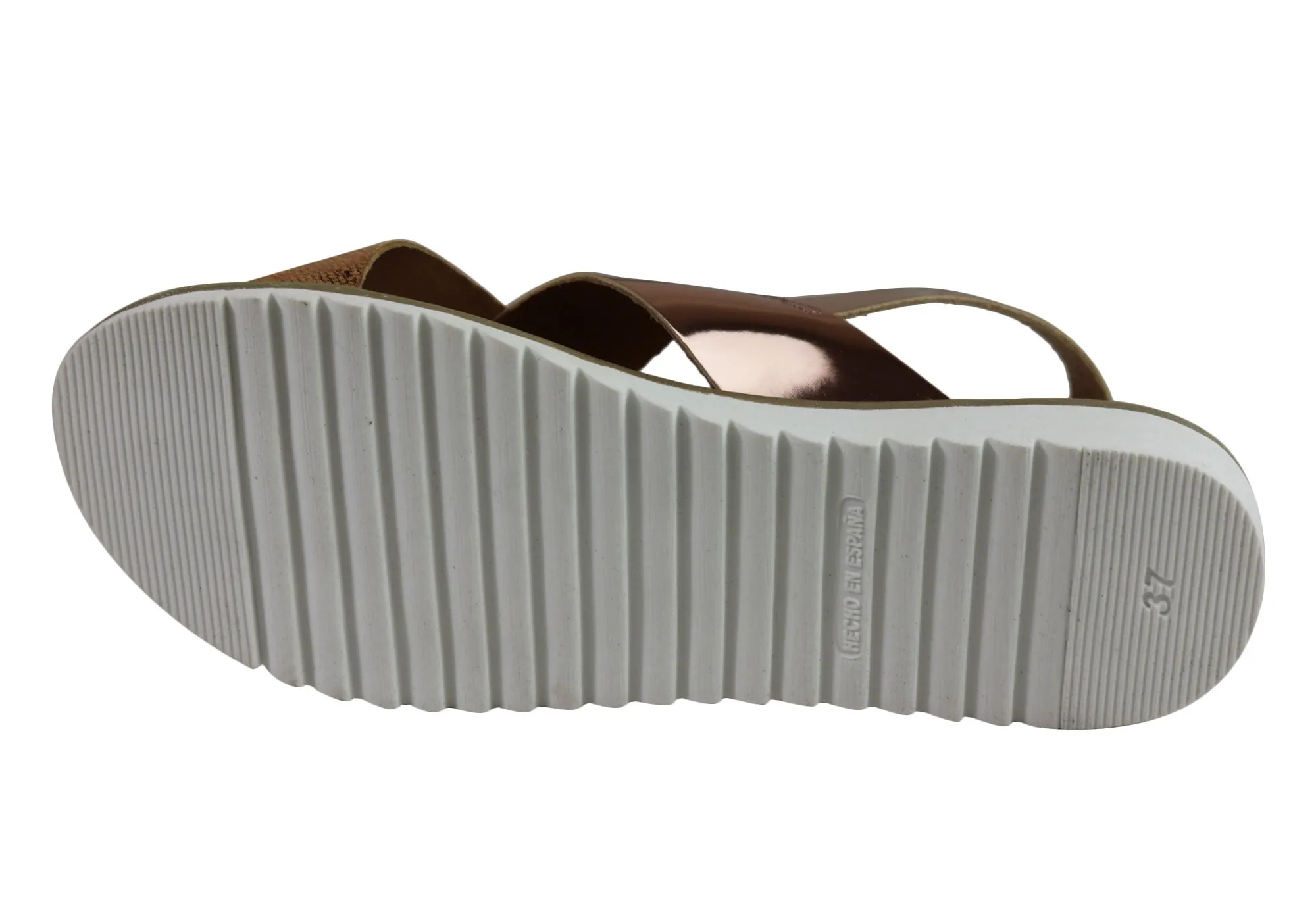 Lola Canales Gara Damen Bequeme Ledersandalen Hergestellt in Spanien Lola Canales Schuhe