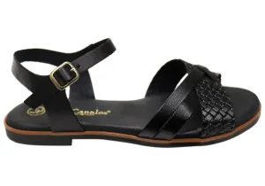Lola Canales Joyce Damen Bequeme Ledersandalen Hergestellt In Spanien Lola Canales Schuhe