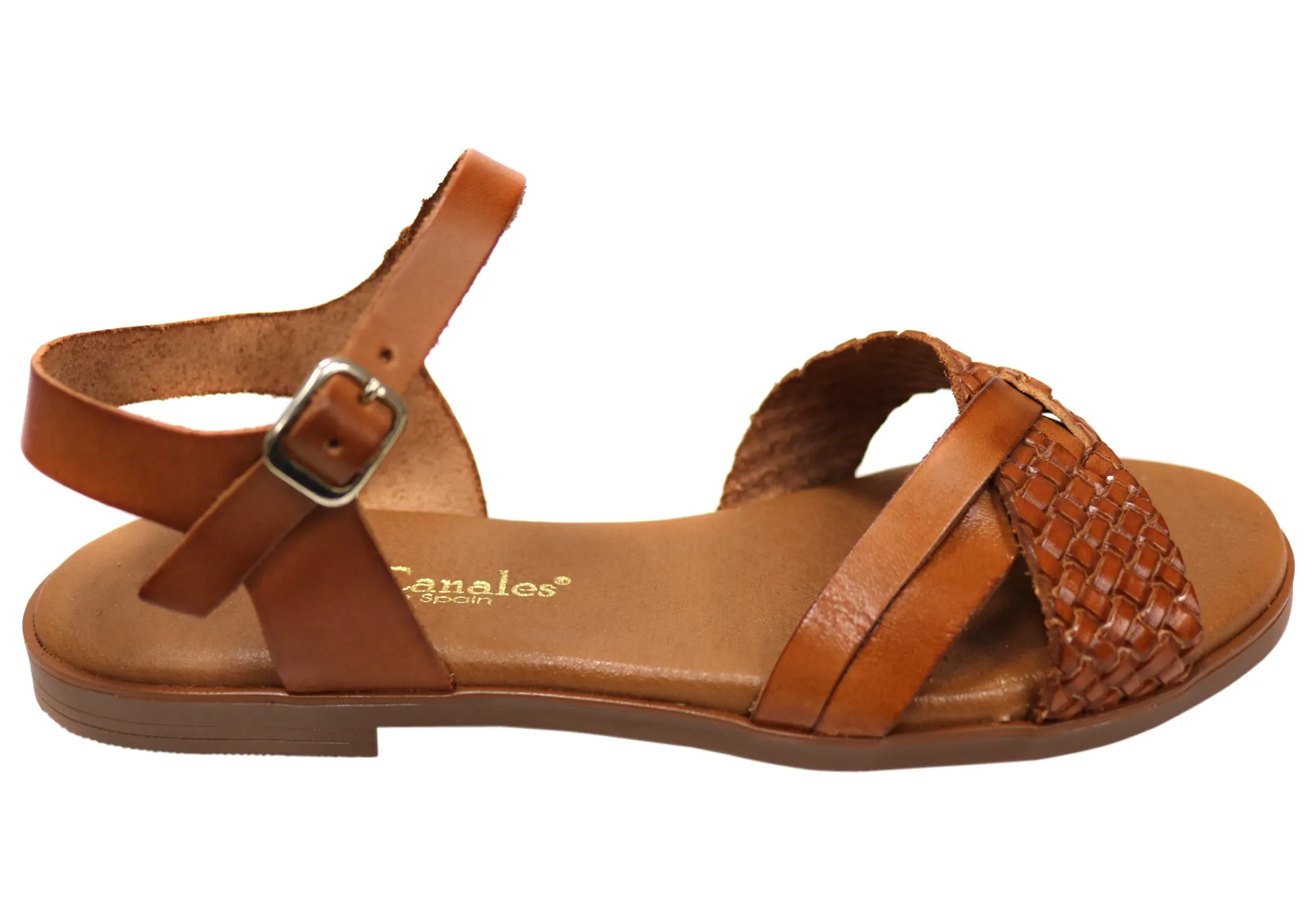 Lola Canales Joyce Damen Bequeme Ledersandalen Hergestellt In Spanien Lola Canales Schuhe
