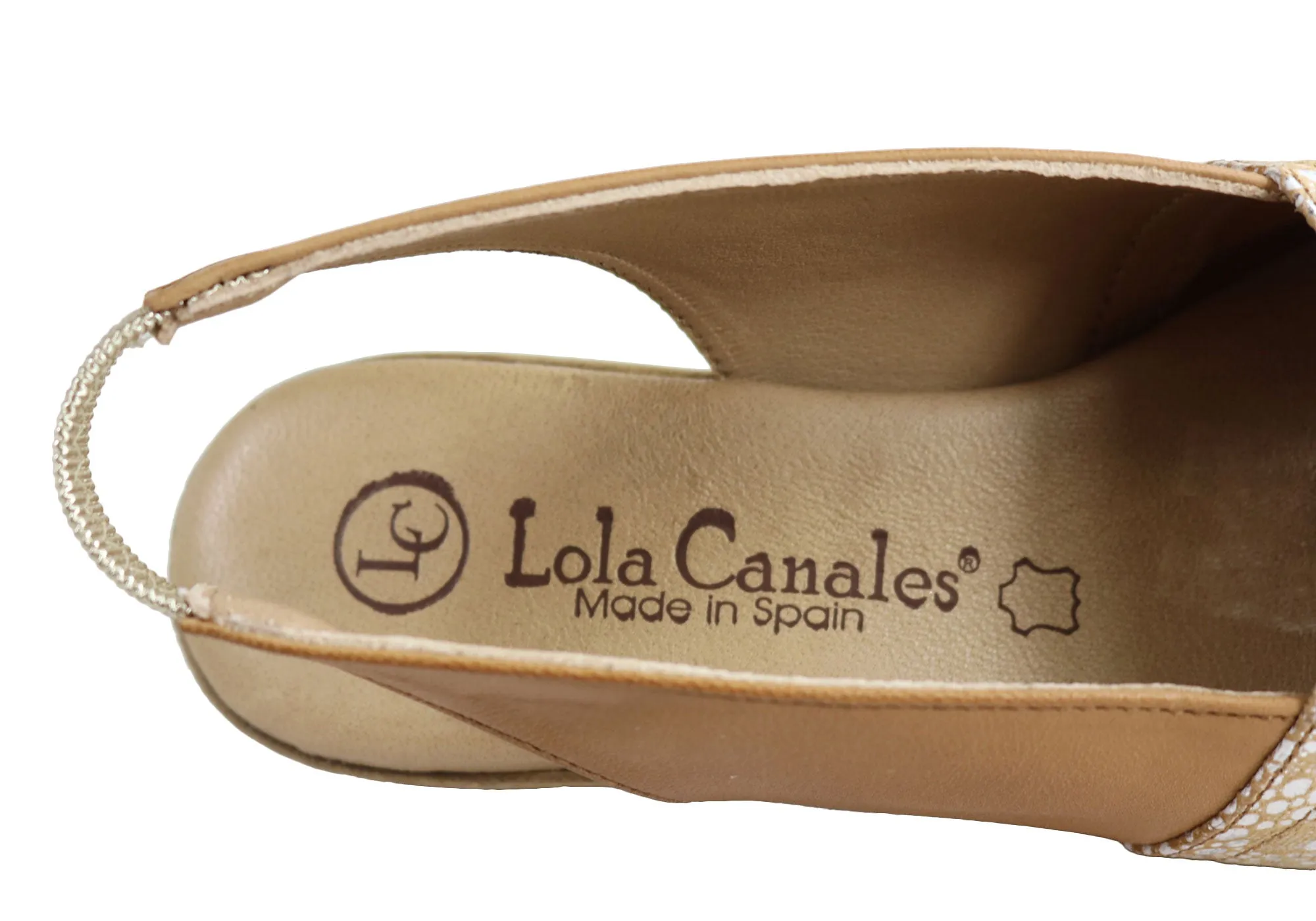 Lola Canales Lulu Damen Komfort Keilabsatz Sandalen Aus Leder Hergestellt In Spanien Lola Canales Schuhe