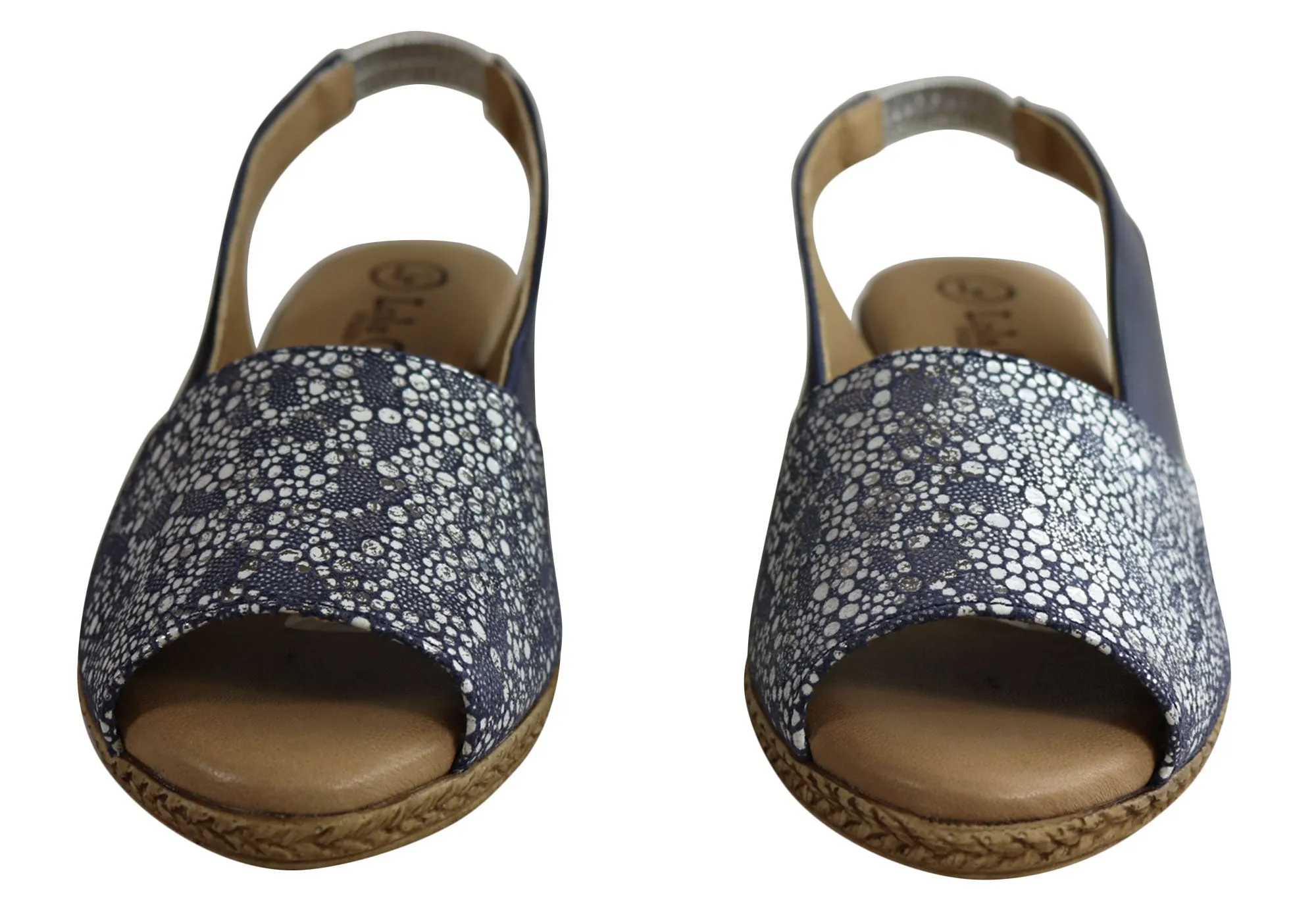 Lola Canales Lulu Damen Komfort Keilabsatz Sandalen Aus Leder Hergestellt In Spanien Lola Canales Schuhe