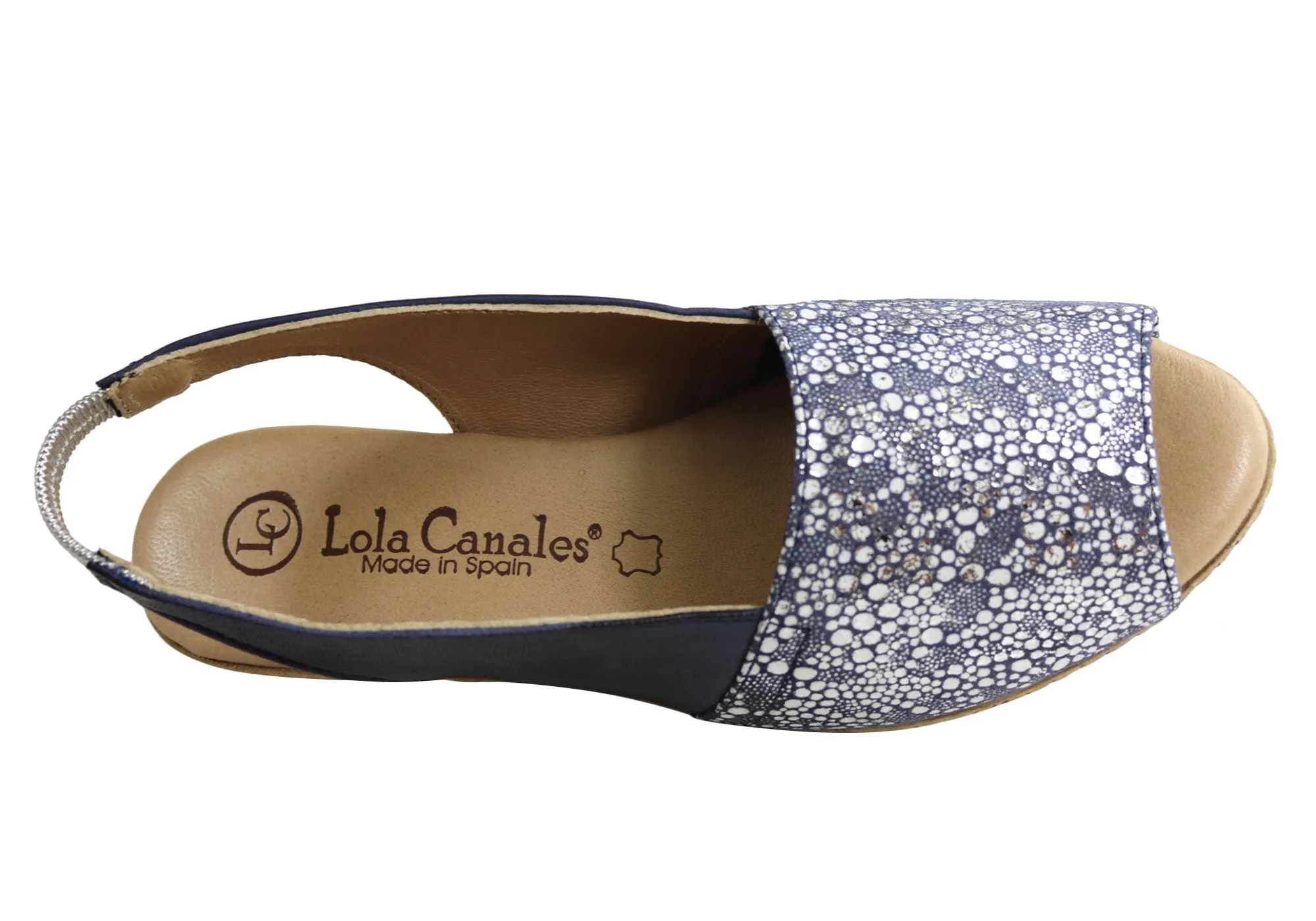 Lola Canales Lulu Damen Komfort Keilabsatz Sandalen Aus Leder Hergestellt In Spanien Lola Canales Schuhe