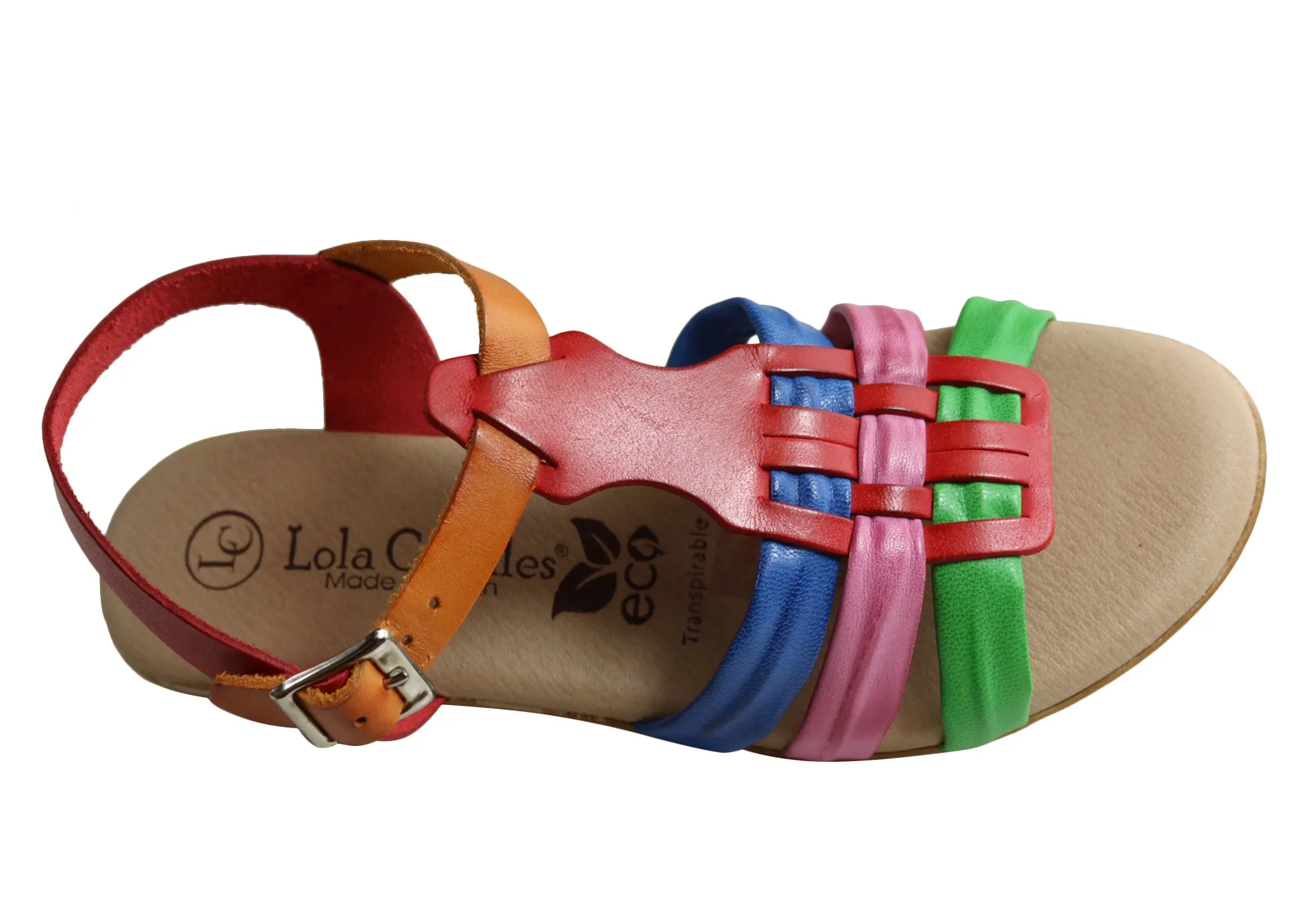 Lola Canales Yvette Damen Bequeme Ledersandalen Hergestellt In Spanien Lola Canales Schuhe