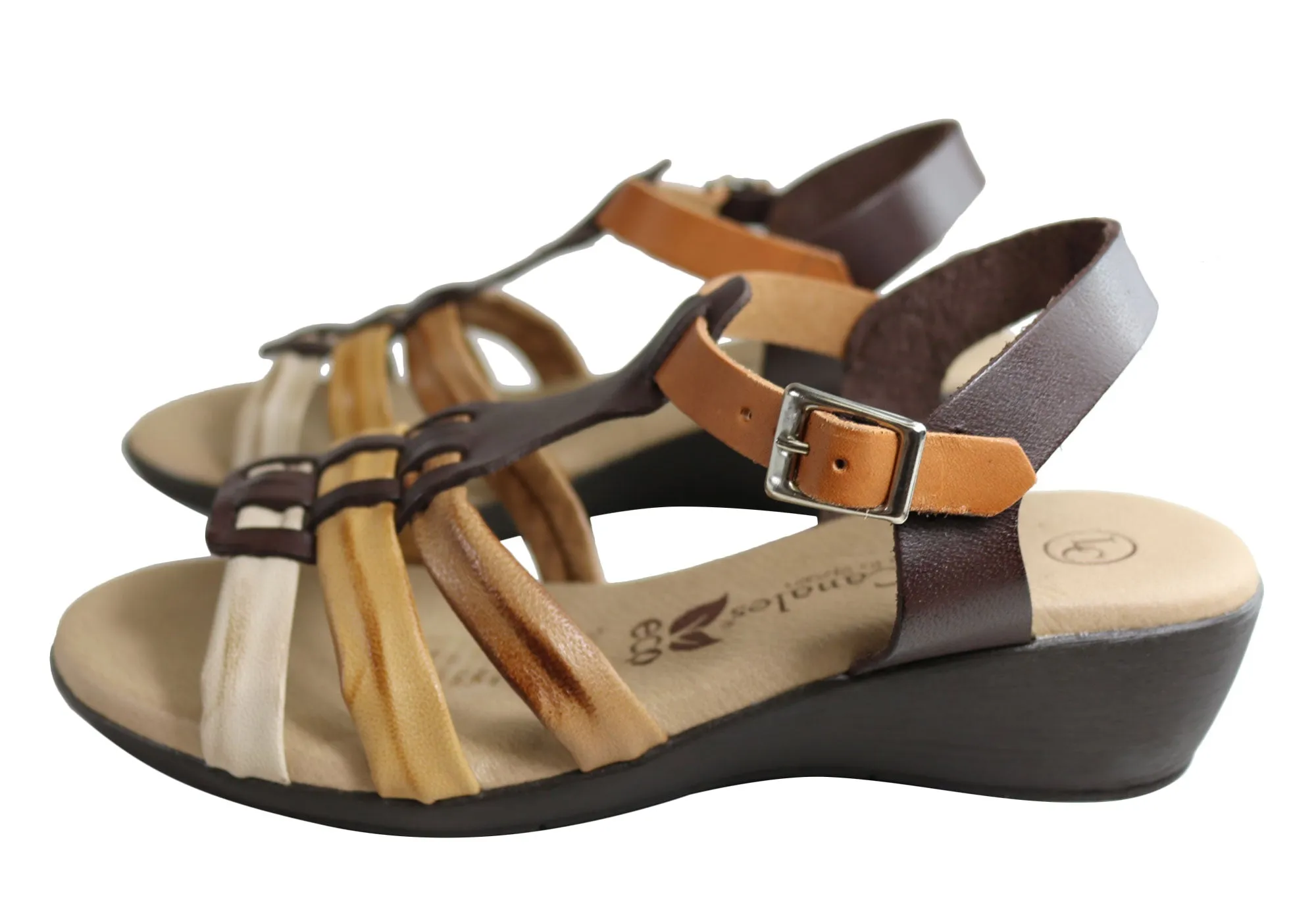 Lola Canales Yvette Damen Bequeme Ledersandalen Hergestellt In Spanien Lola Canales Schuhe