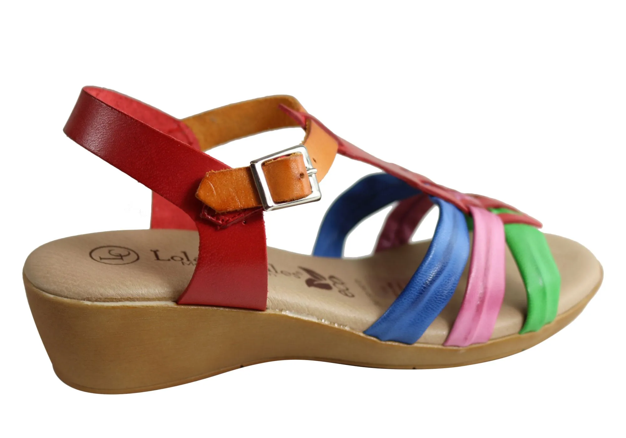 Lola Canales Yvette Damen Bequeme Ledersandalen Hergestellt In Spanien Lola Canales Schuhe