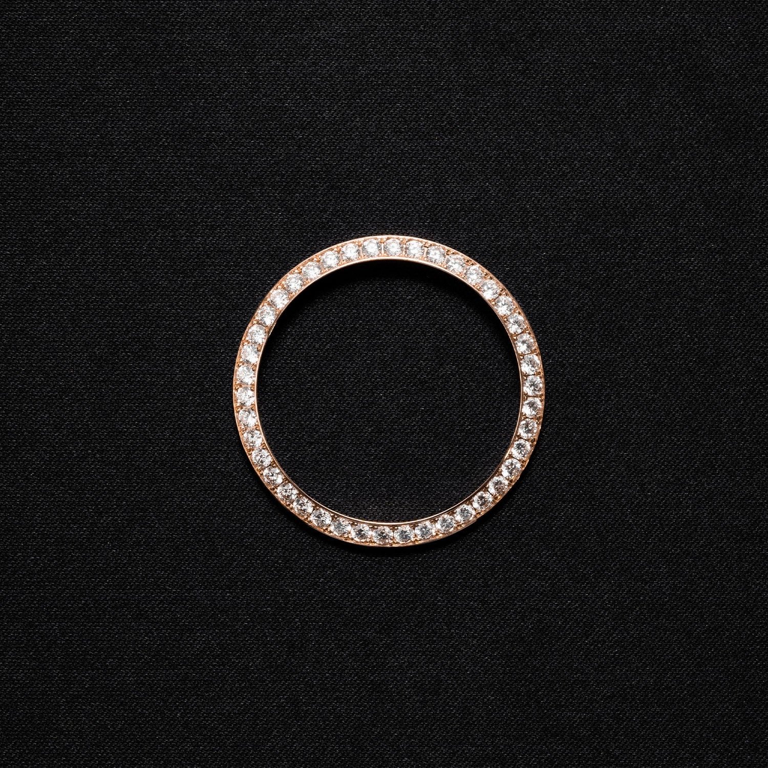 Lünette für Rolex Datejust 41 750 Rosegold 42 Brill. 2,74 ct. TW/VSi