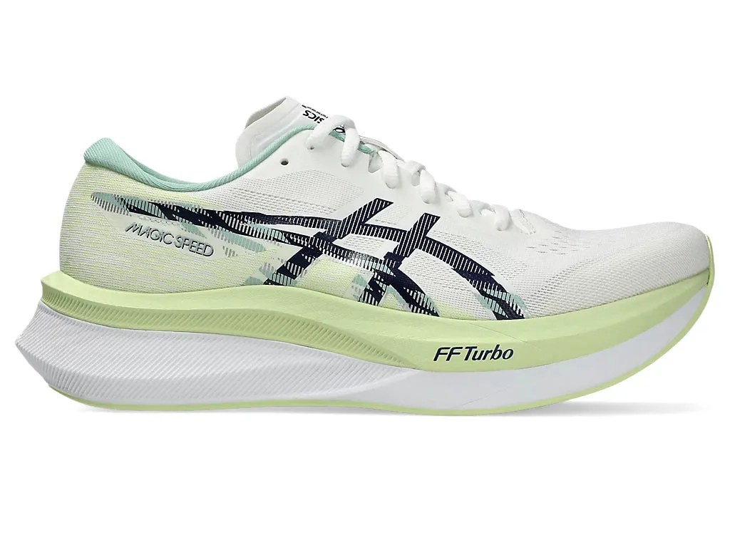 Magic Speed 4 M | Weiß/Blaue Weite Asics Schuhe