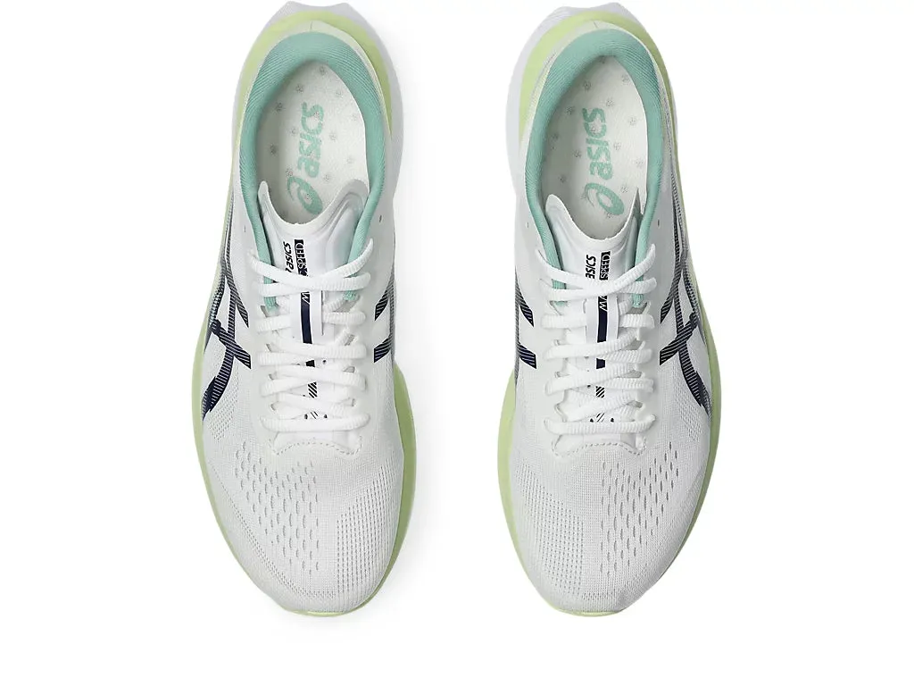Magic Speed 4 M | Weiß/Blaue Weite Asics Schuhe