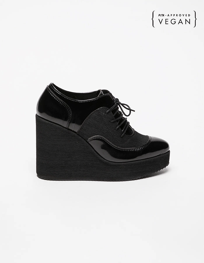 Magrite Black Varnish & Asphalt Shoes