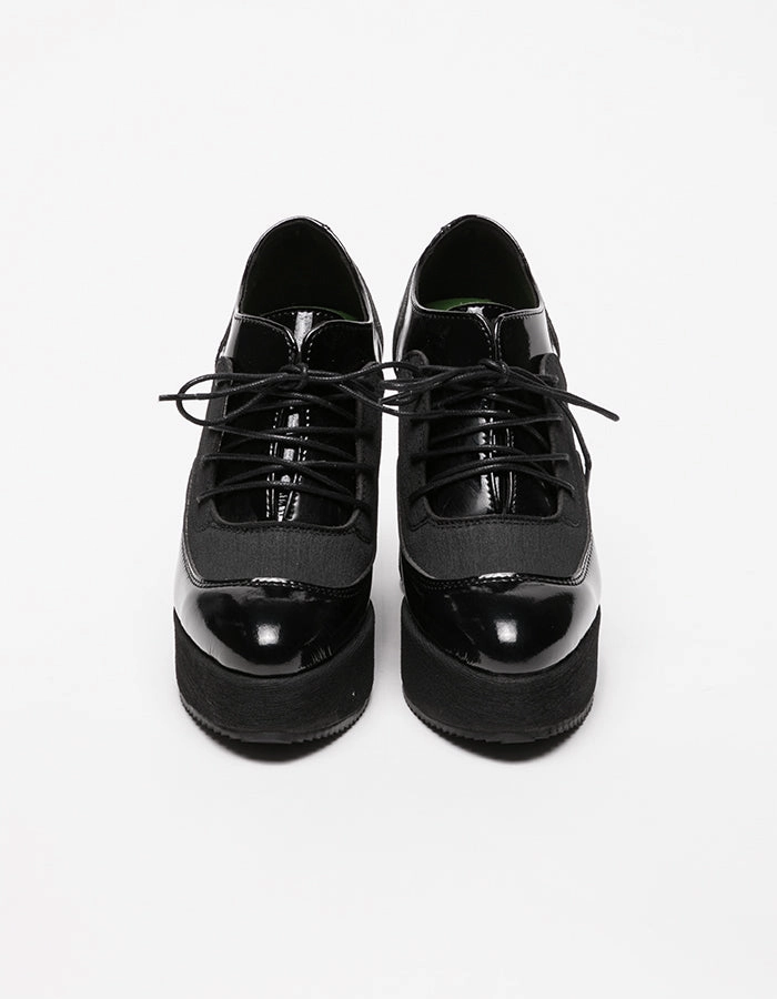 Magrite Black Varnish & Asphalt Shoes