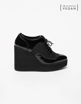 Magrite Black Varnish & Asphalt Shoes