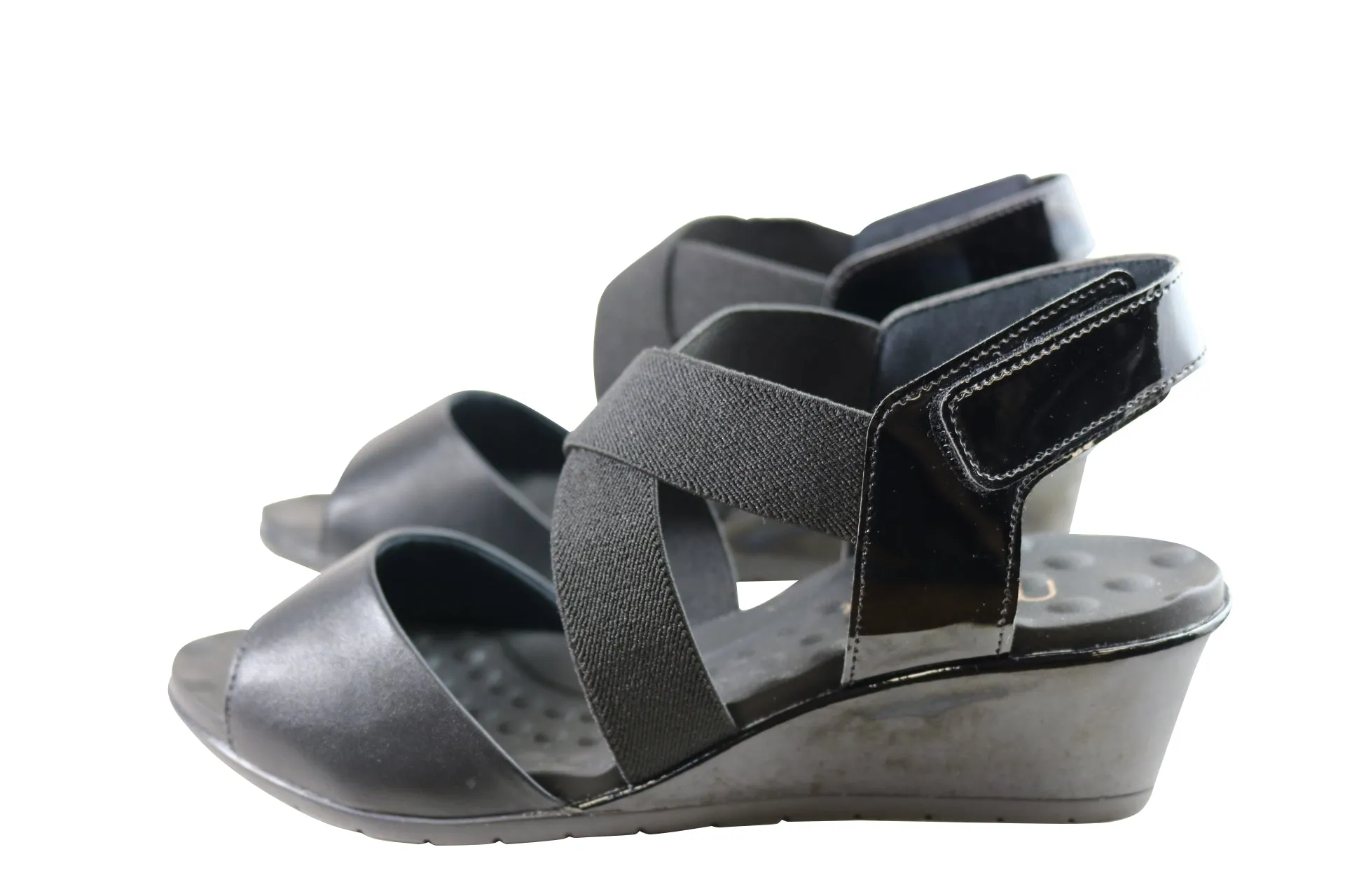 Malu Supercomfort Camari Damen Komfort Keil-Sandalen Hergestellt in Brasilien Malu Supercomfort Schuhe