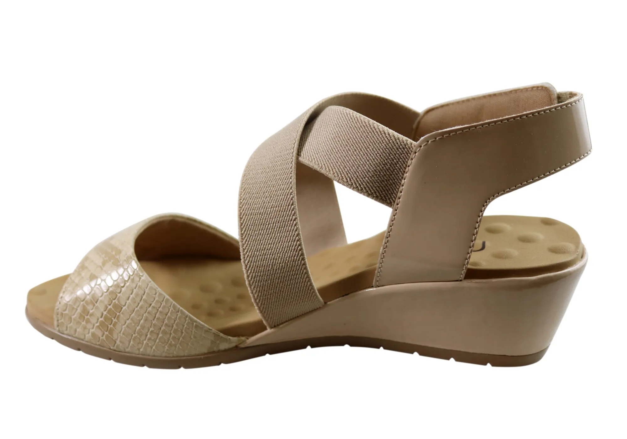 Malu Supercomfort Camari Damen Komfort Keil-Sandalen Hergestellt in Brasilien Malu Supercomfort Schuhe