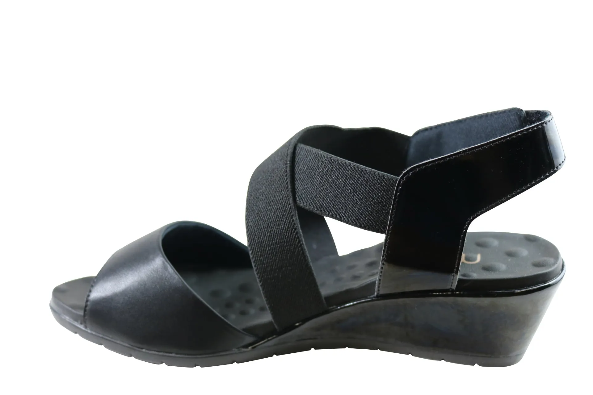 Malu Supercomfort Camari Damen Komfort Keil-Sandalen Hergestellt in Brasilien Malu Supercomfort Schuhe