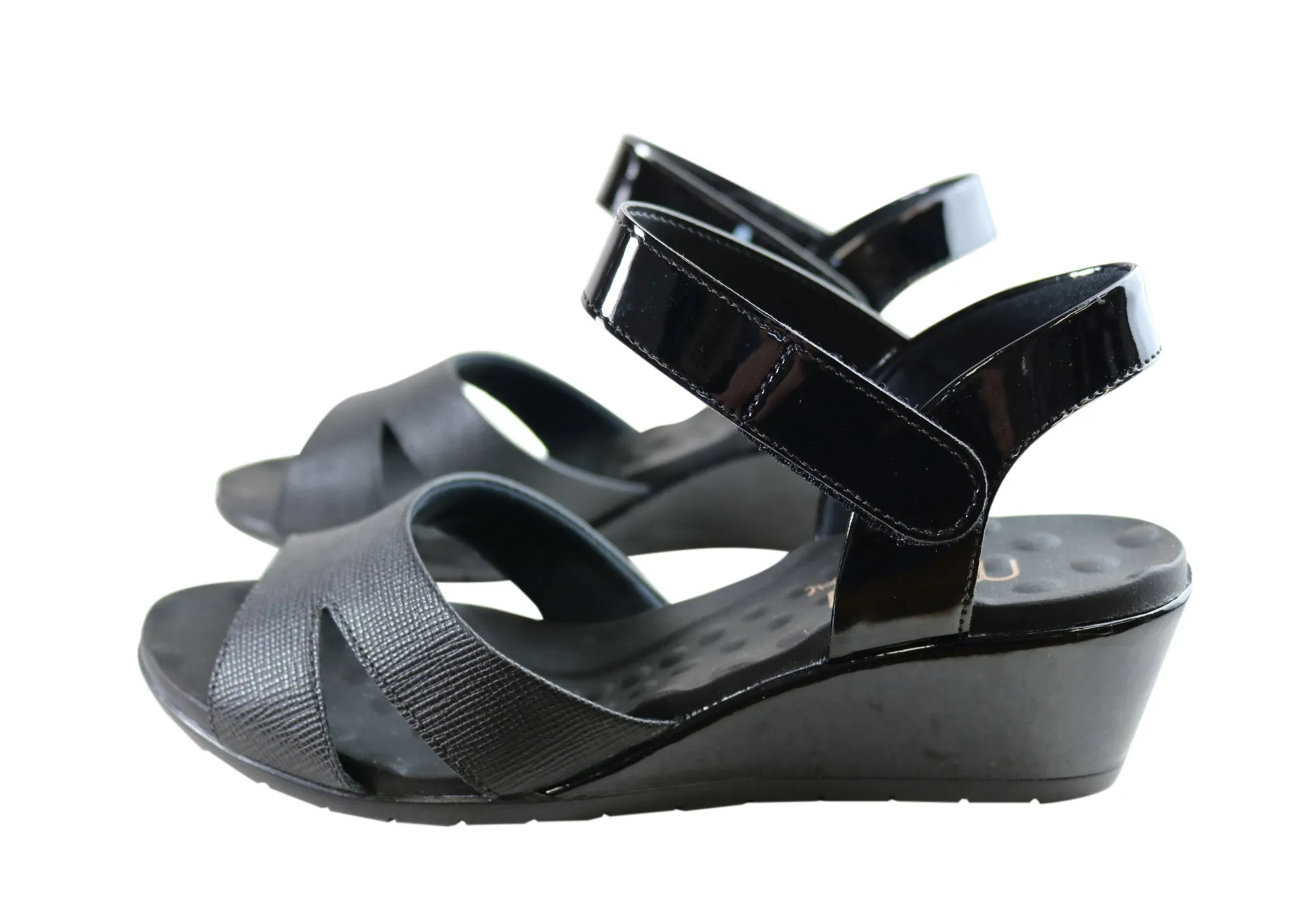 Malu Supercomfort Embry Damen Komfort Keil-Sandalen Hergestellt in Brasilien Malu Supercomfort Schuhe