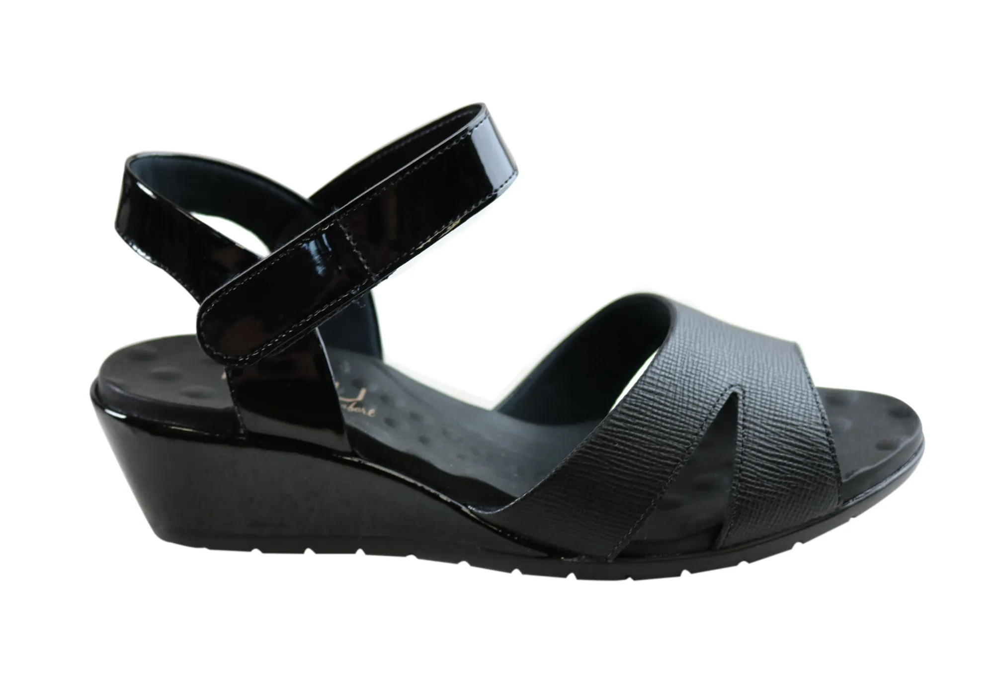 Malu Supercomfort Embry Damen Komfort Keil-Sandalen Hergestellt in Brasilien Malu Supercomfort Schuhe