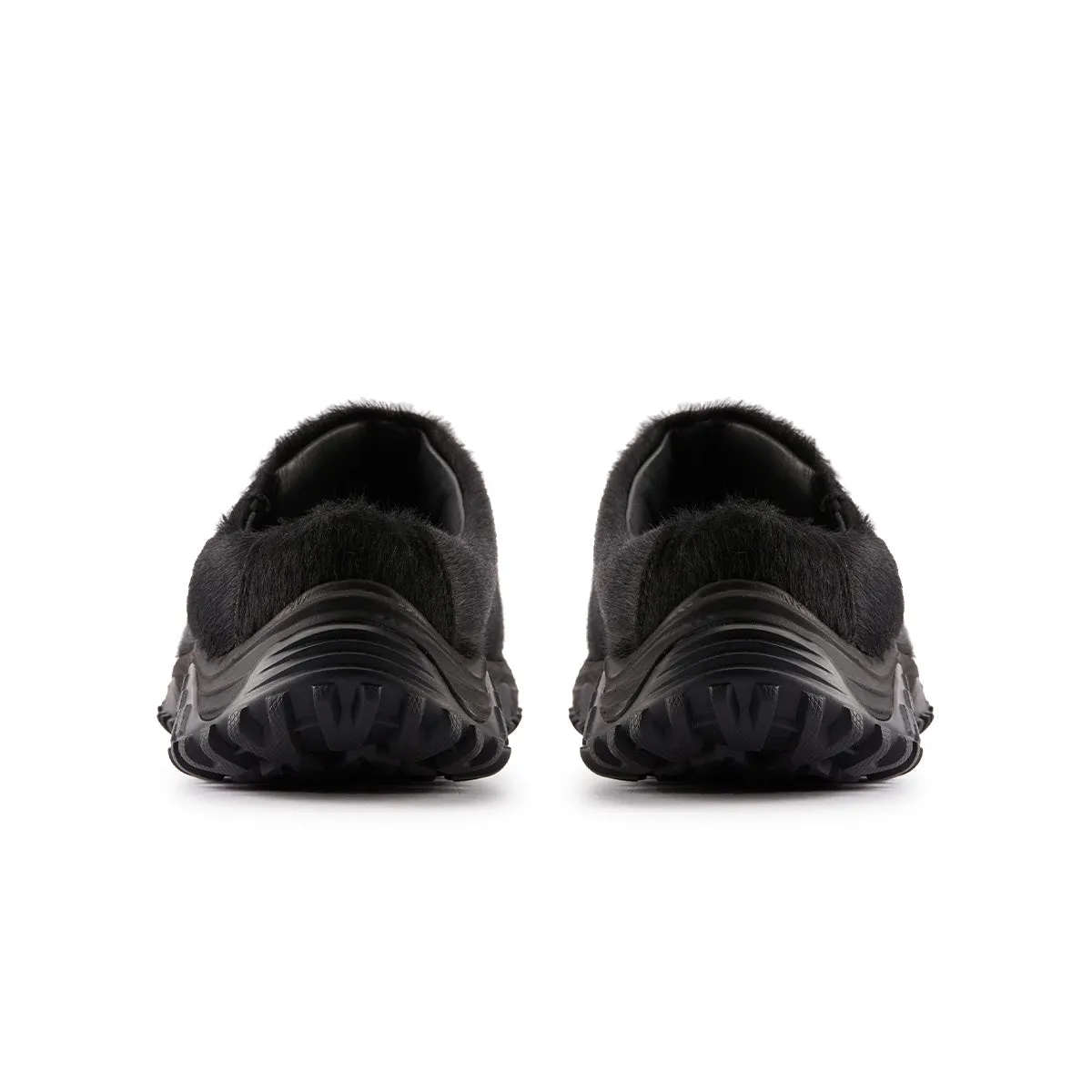   Martine Rose CUR Clog 1 'Schwarzes Interessantes Leder'