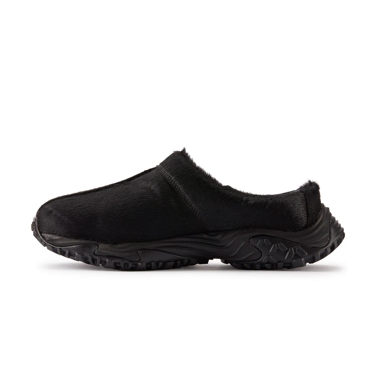   Martine Rose CUR Clog 1 'Schwarzes Interessantes Leder'