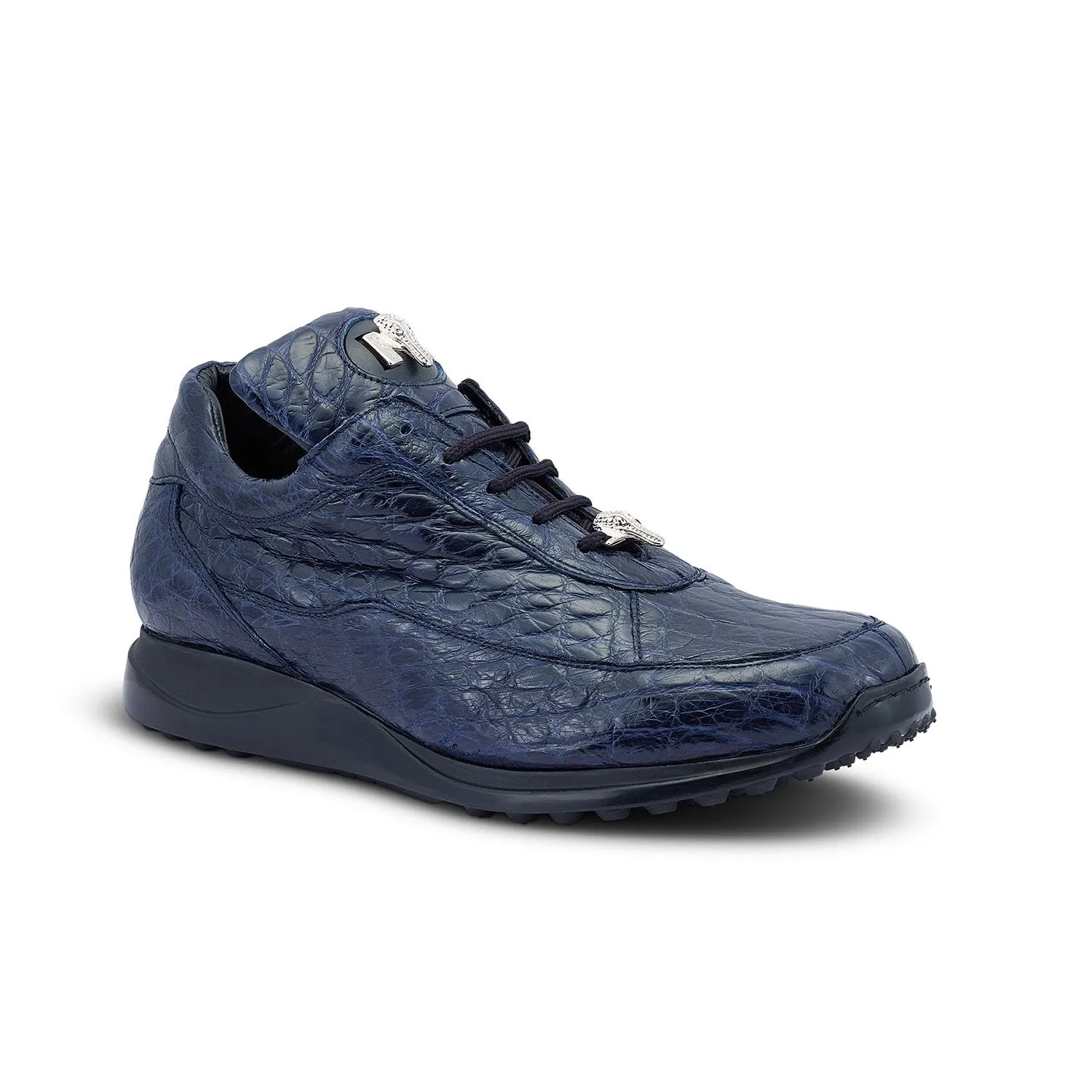 Mauri Shoes Mauri Bloodshed in Wonder Blue Herren Exotische Alligator Freizeit-Sneaker