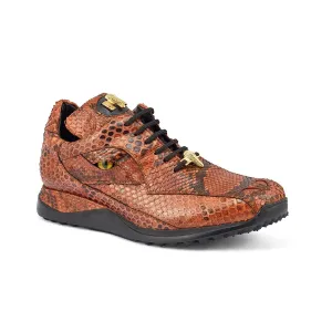 Mauri Shoes Mauri Snake Eyes in Schwarz & Gold Herren Exotische Python Freizeitschuhe