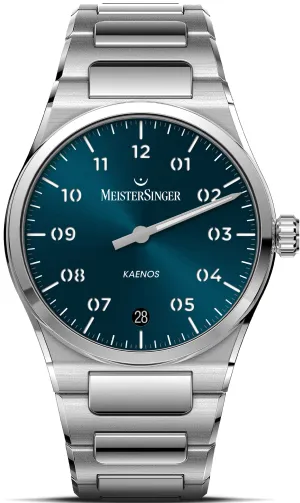 MeisterSinger Kaenos Sunburst Petrol Uhr Schmuck_Meistersinger_Uhren