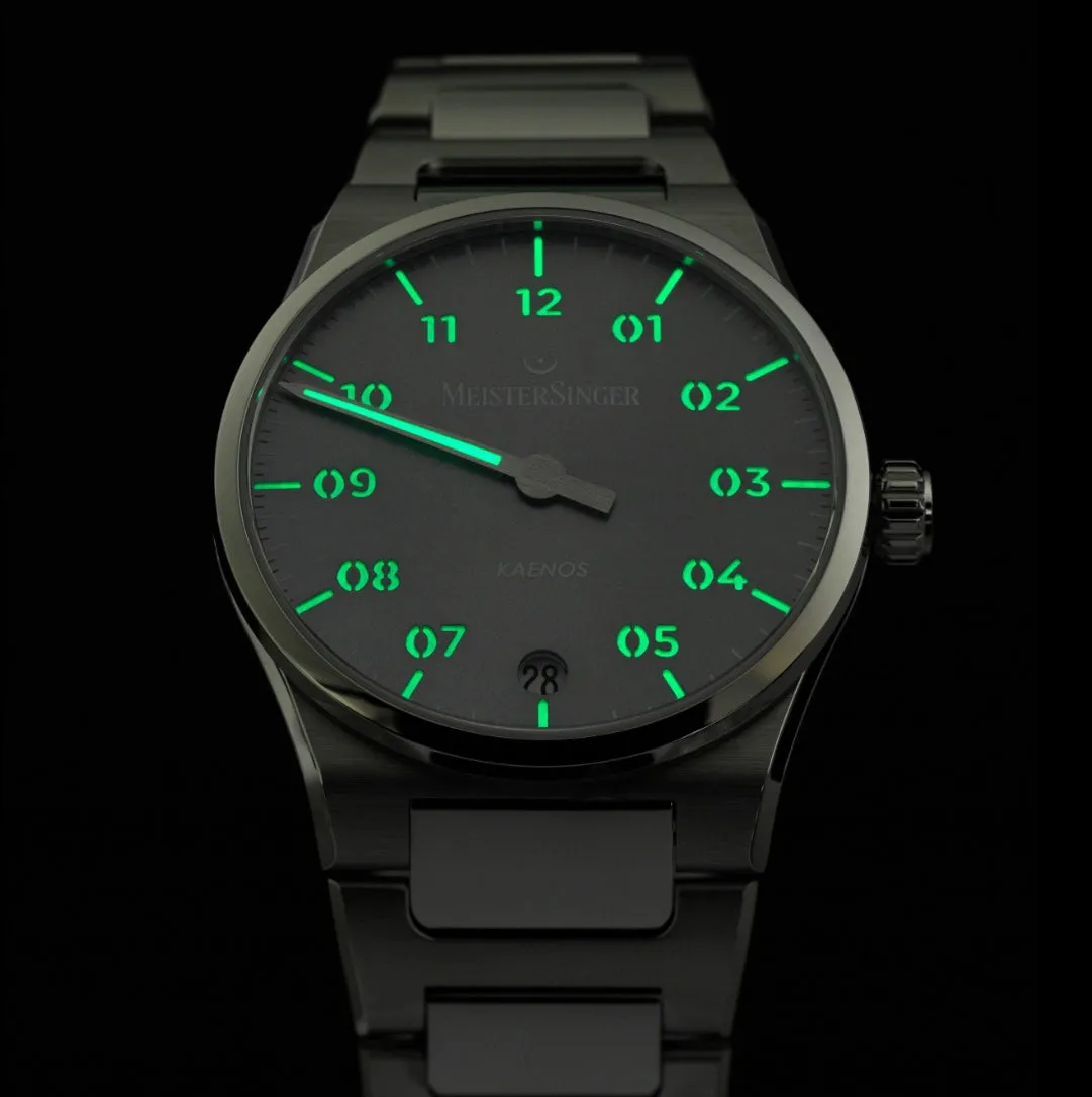 MeisterSinger Kaenos Sunburst Petrol Uhr Schmuck_Meistersinger_Uhren