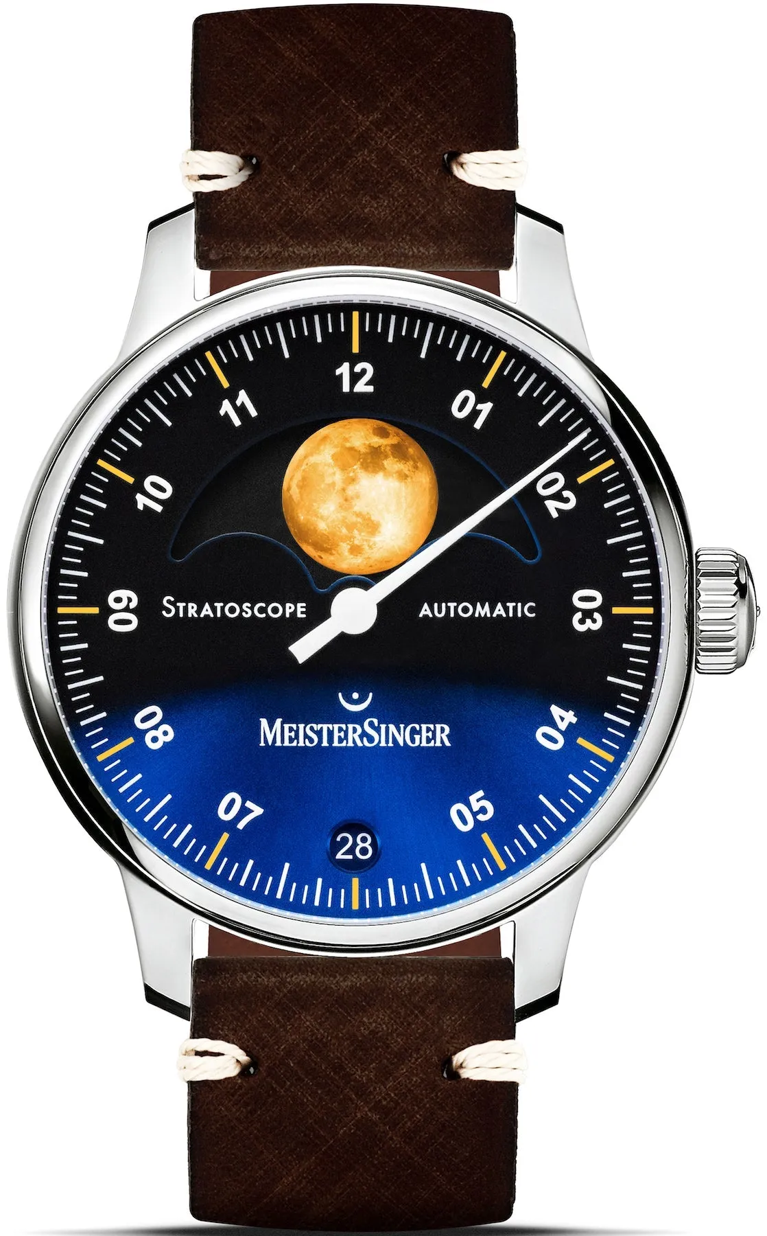 MeisterSinger Stratoscope Golden Moon Uhr Schmuck_Meistersinger_Uhren