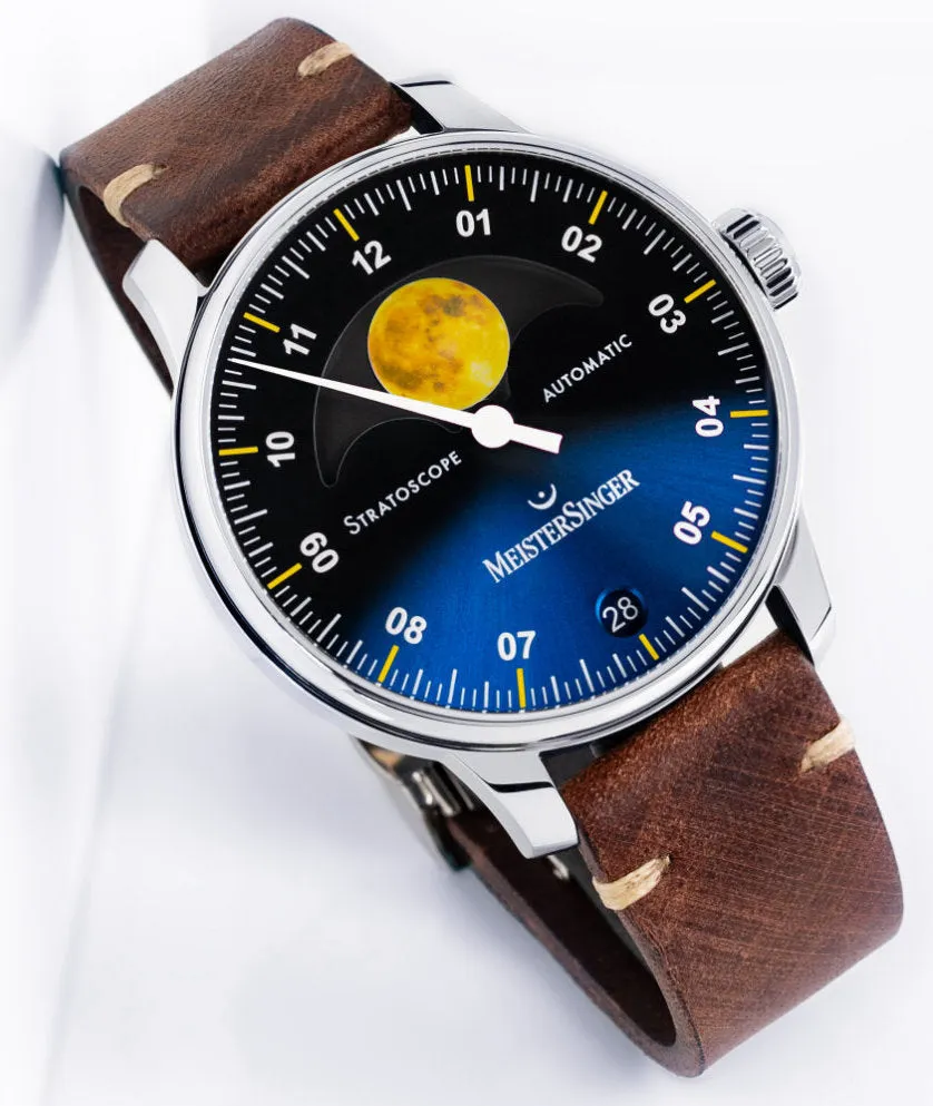 MeisterSinger Stratoscope Golden Moon Uhr Schmuck_Meistersinger_Uhren