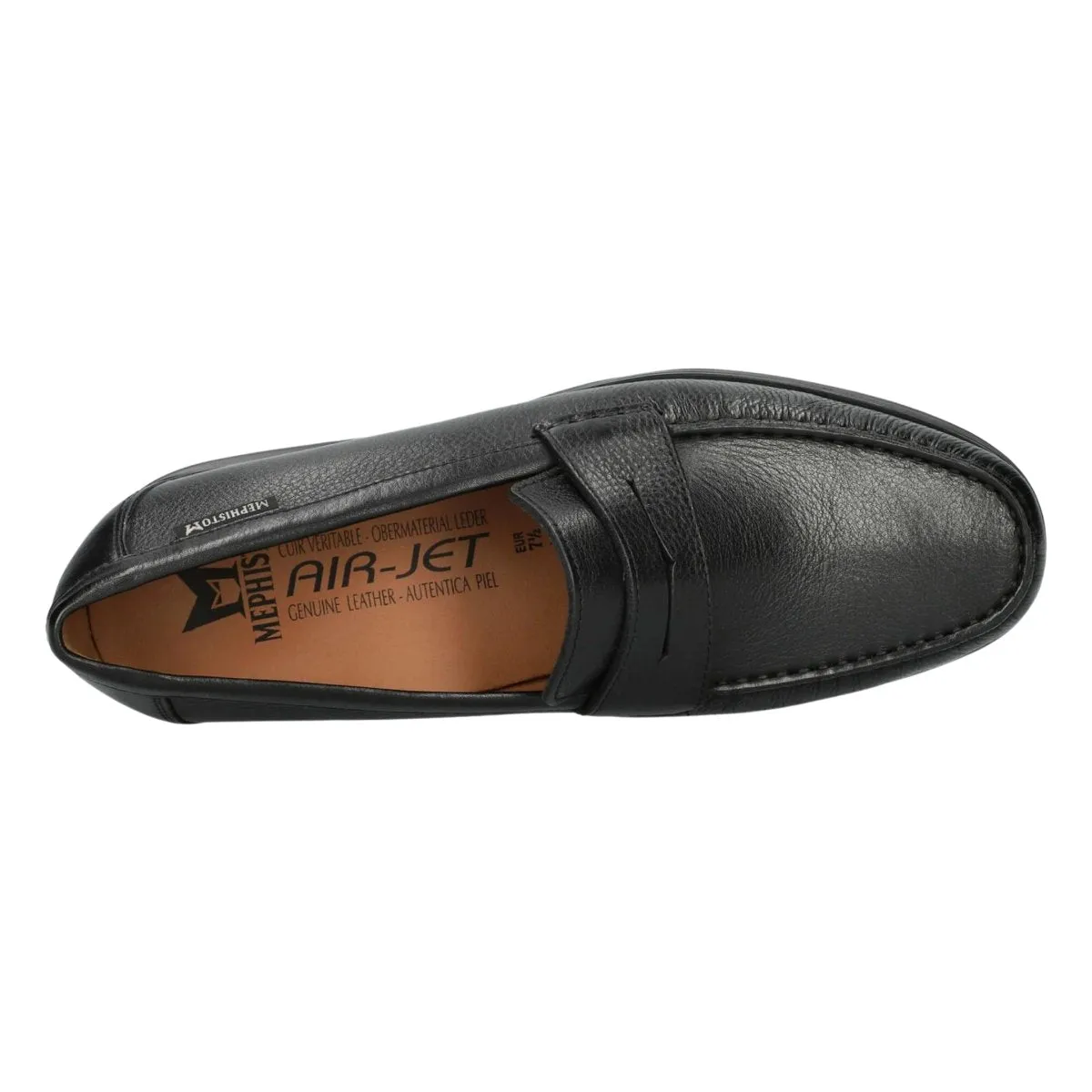 Mephisto Herren Harper 1 Schwarz Leder