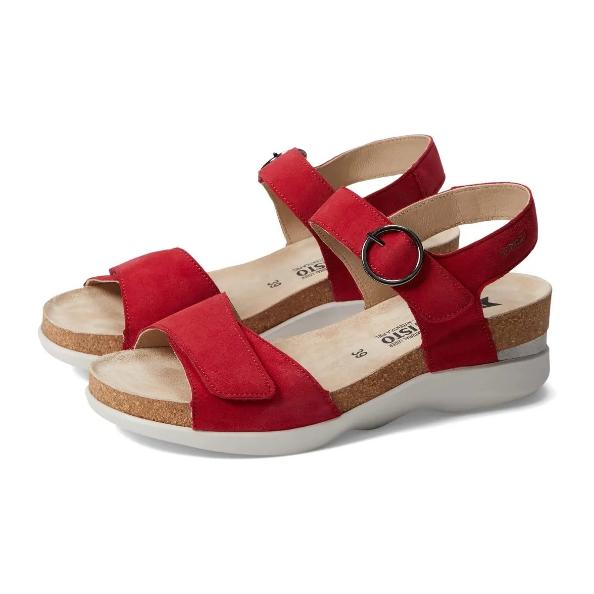 Mephisto Damen Oriana Scharlachrotes Nubukleder