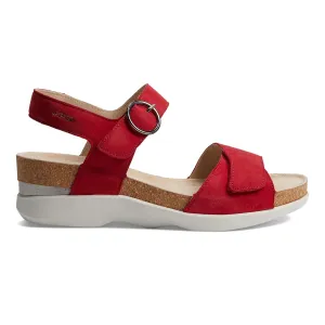 Mephisto Damen Oriana Scharlachrotes Nubukleder