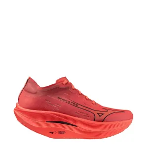 Mizuno Unisex Wave Rebellion Pro 2 Laufschuhe in Dubarry/Schwarz/Preiselbeere SS24