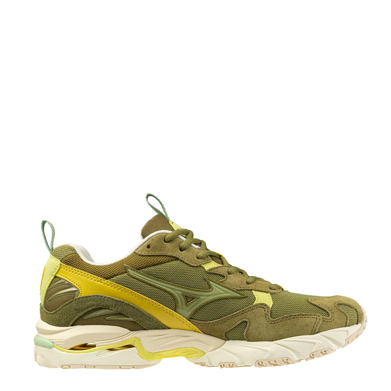 Mizuno Wave Rider 10 Premium Turnschuhe Olivgrün / Zedernholz / Zedernholz