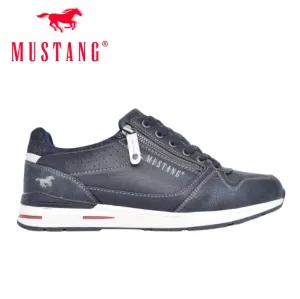 Mustang Seitlicher Reißverschluss Casual Navy Sneaker Navy