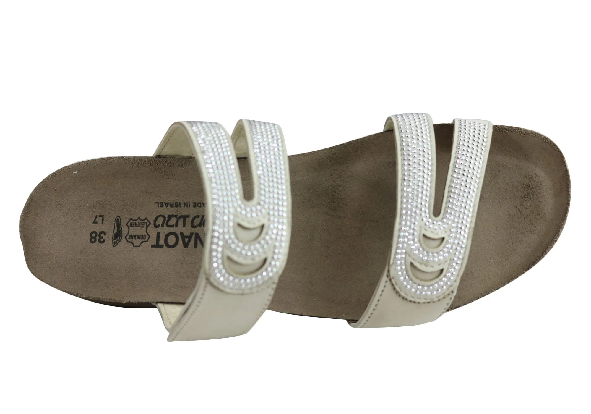 Naot Ainsley Damen Lederschuhe Bequeme Gepolsterte Sandalen Slides Naot Schuhe
