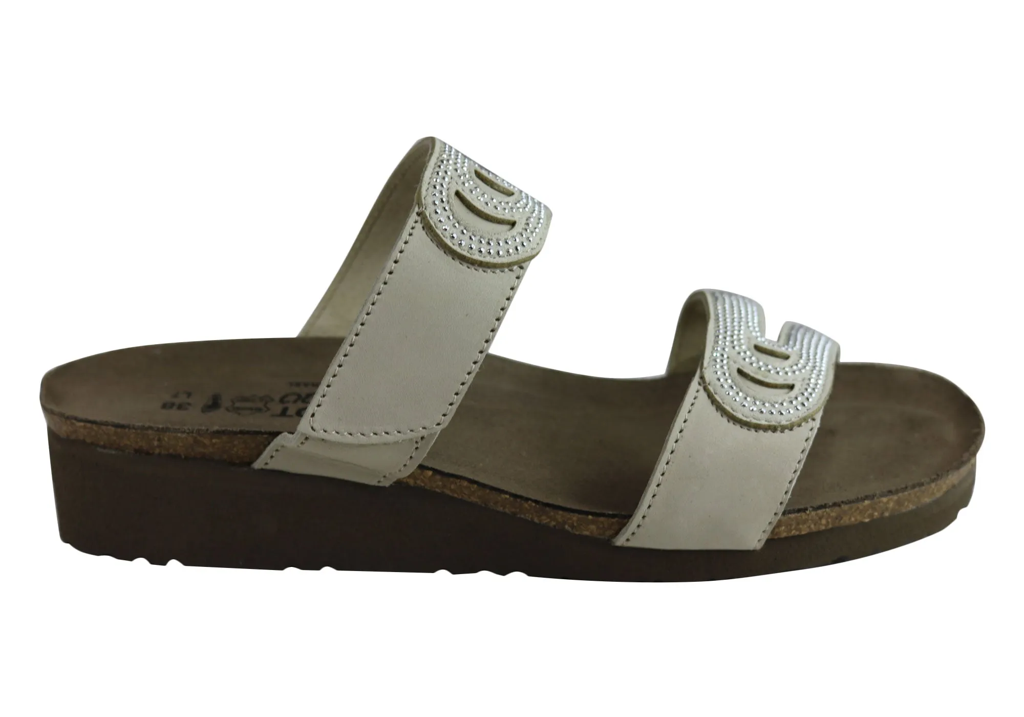 Naot Ainsley Damen Lederschuhe Bequeme Gepolsterte Sandalen Slides Naot Schuhe