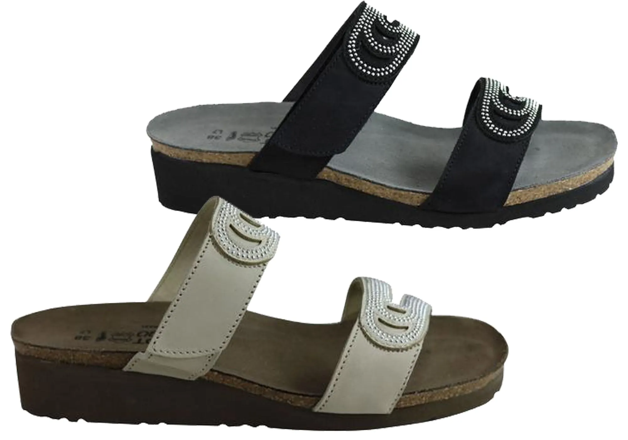 Naot Ainsley Damen Lederschuhe Bequeme Gepolsterte Sandalen Slides Naot Schuhe