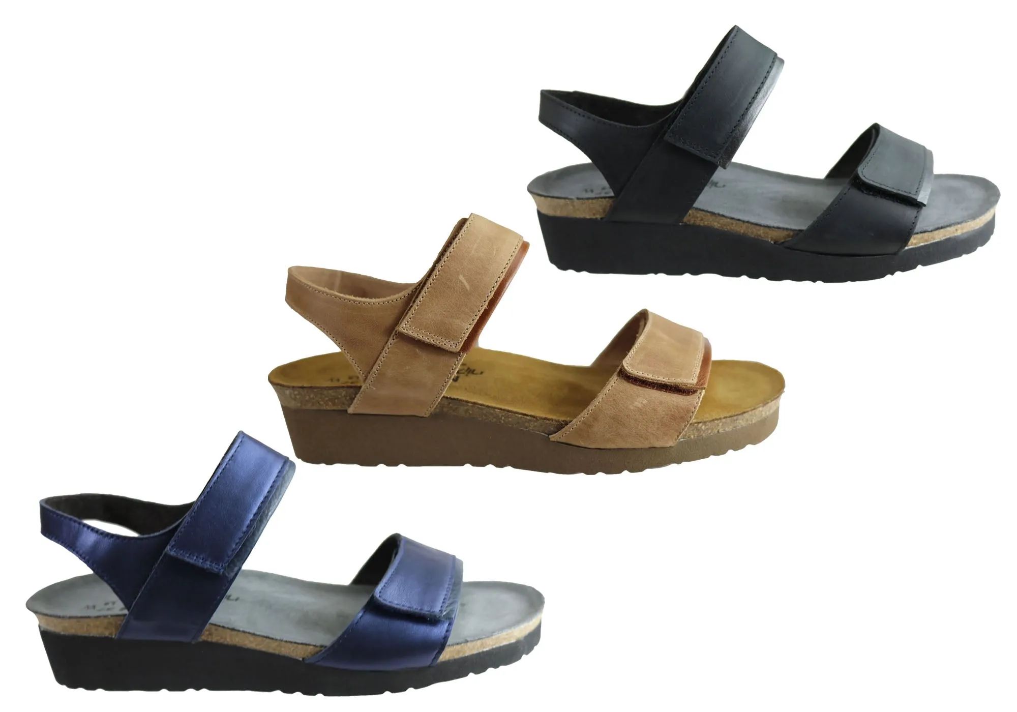 Naot Aisha Weite Damen Lederschuhe Bequem Verstellbare Sandalen Naot Schuhe