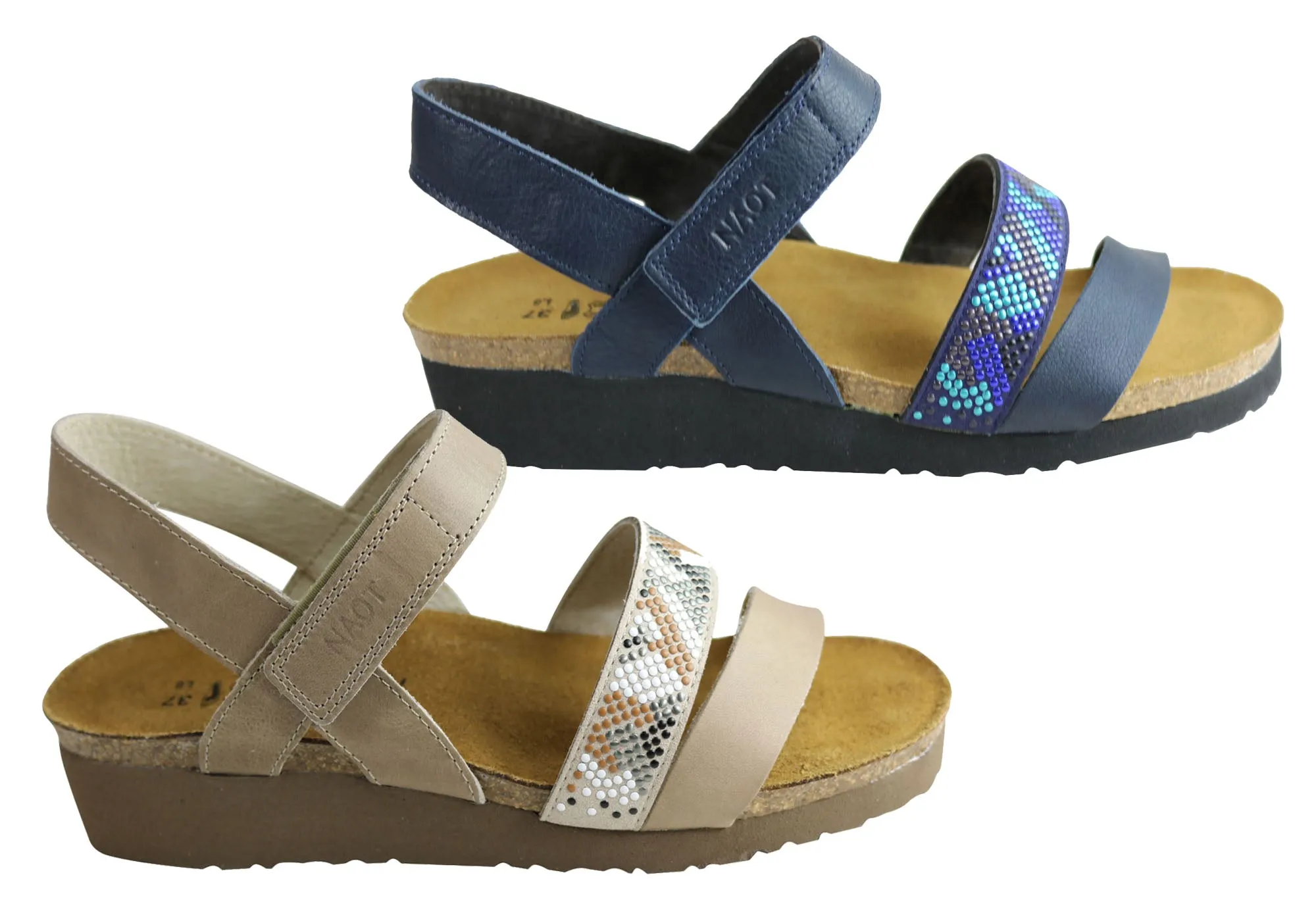 Naot Gwyneth Damen Ledersandalen mit bequemer Unterstützung Naot Schuhe