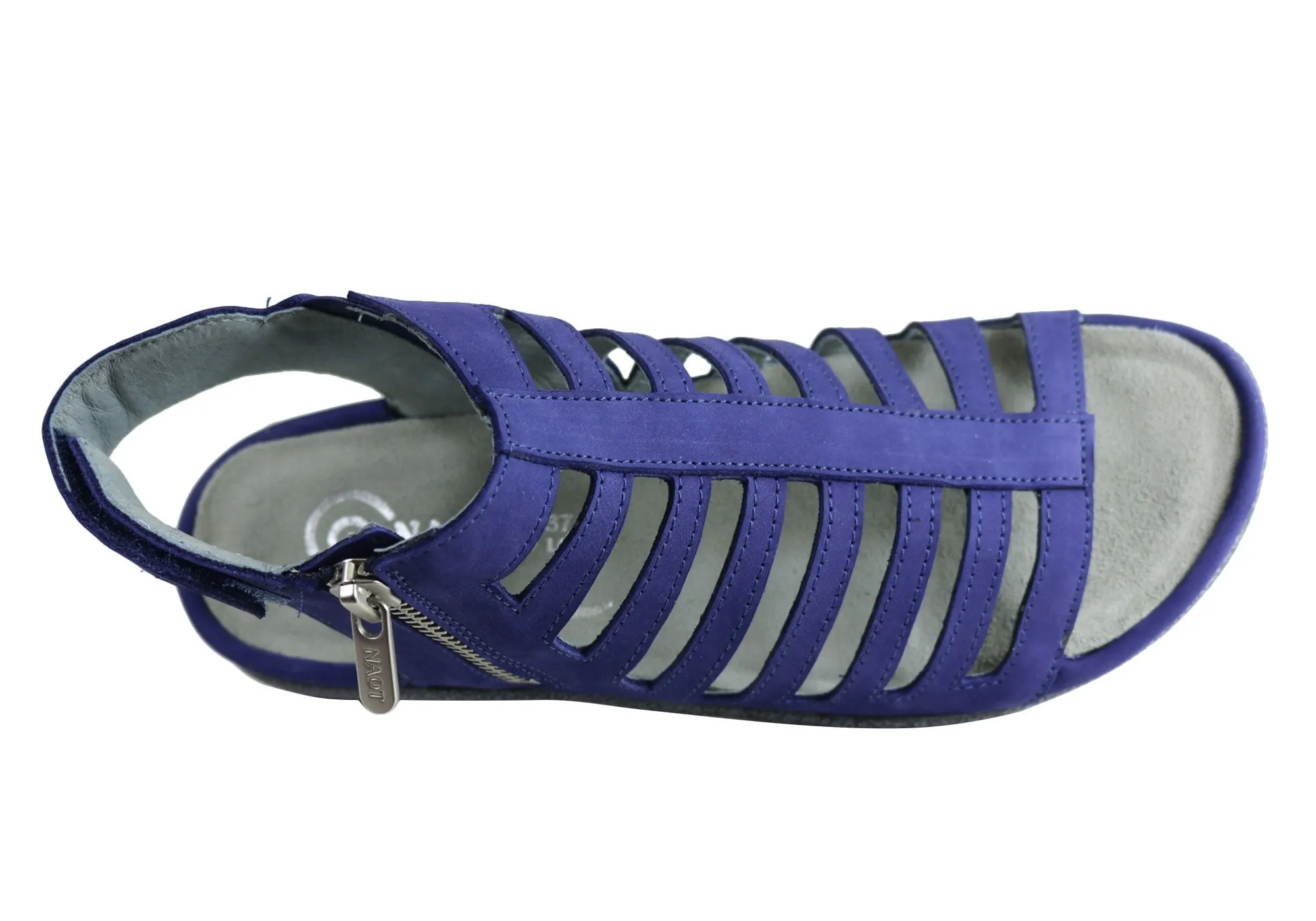 Naot Pitau Damen Ledersandalen mit orthopädischer Unterstützung und hohem Tragekomfort