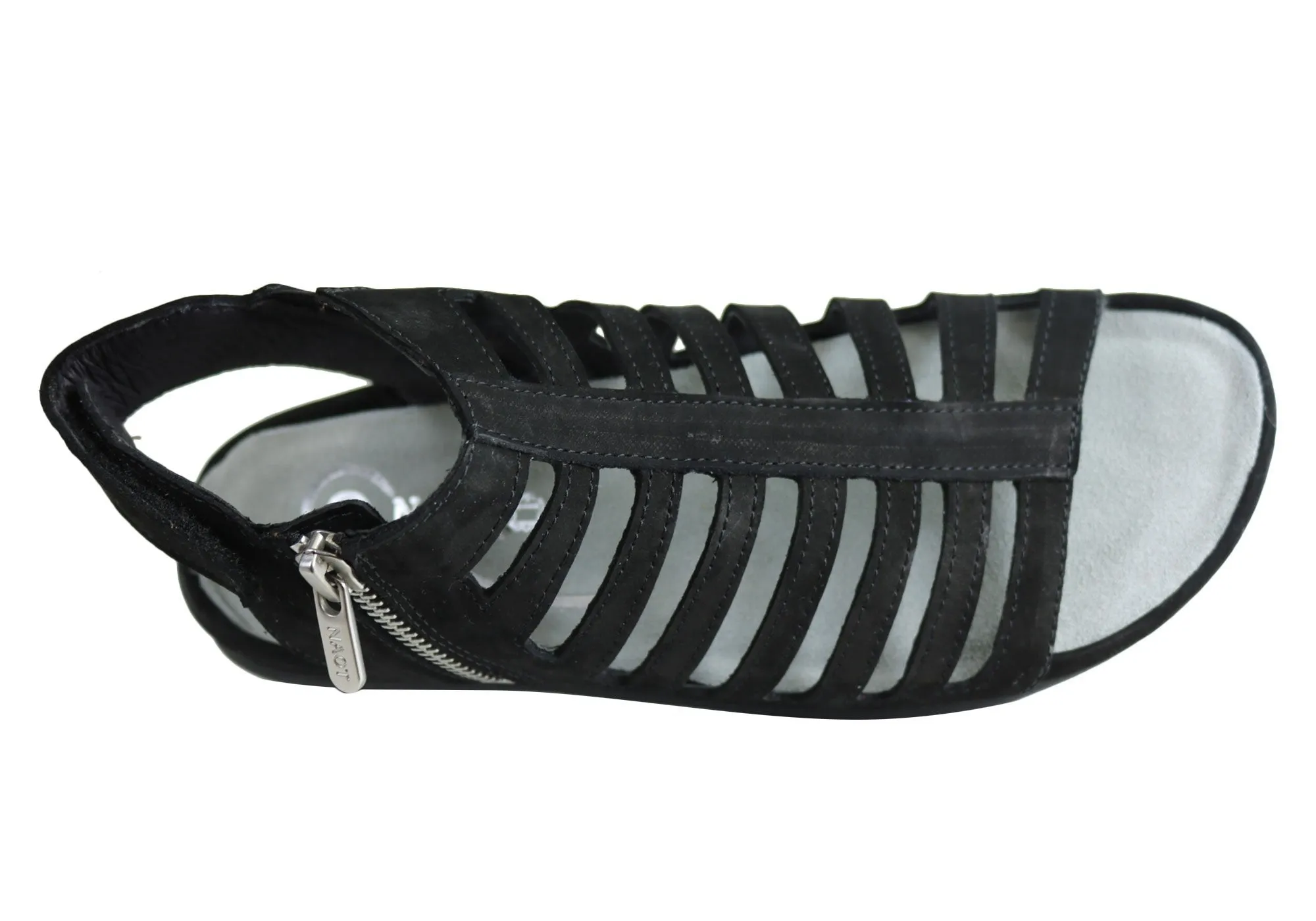 Naot Pitau Damen Ledersandalen mit orthopädischer Unterstützung und hohem Tragekomfort