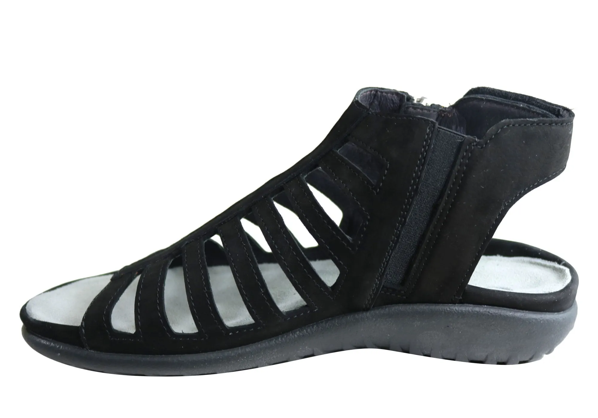 Naot Pitau Damen Ledersandalen mit orthopädischer Unterstützung und hohem Tragekomfort