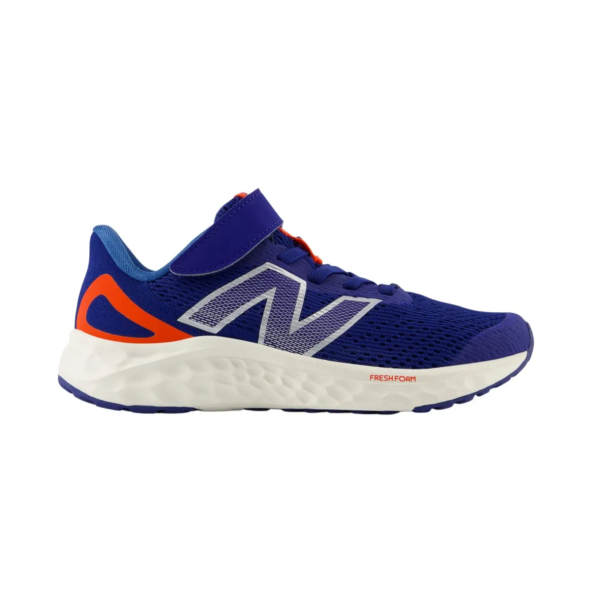 New Balance Jungen (Vorschule) Fresh Foam Arishi v4 PAARIYN4 Tintenblau/Neo Flamme/Silber Metallic New Balance Schuhe